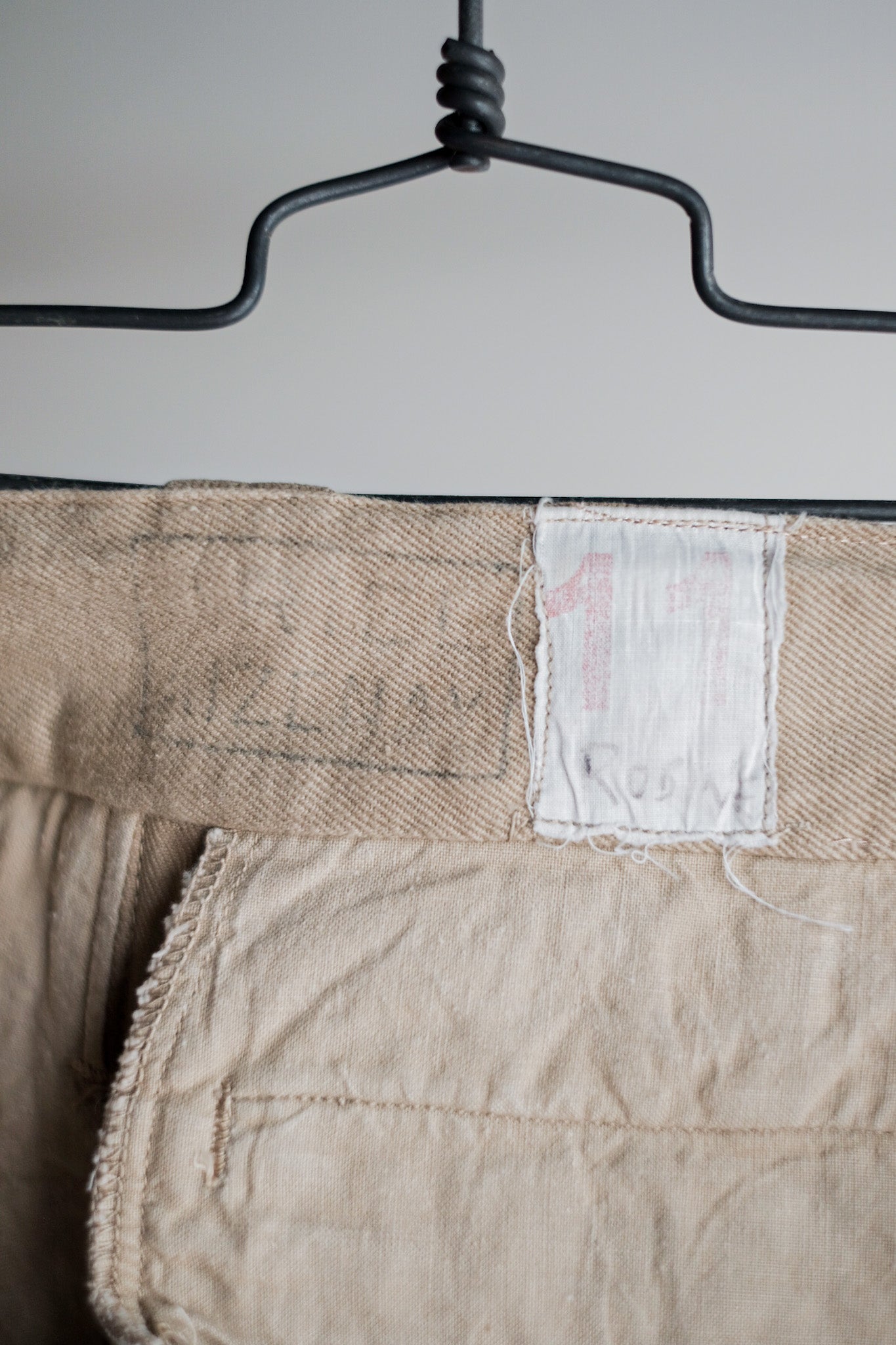 【~60's】French Army M52 Chino Trousers Size.11