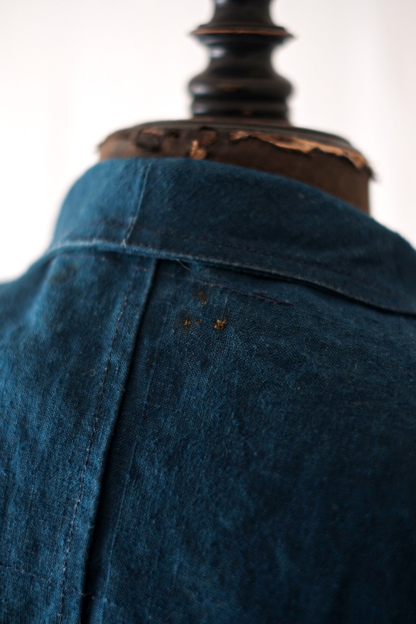 【~30's】French Vintage Indigo Linen Work Jacket
