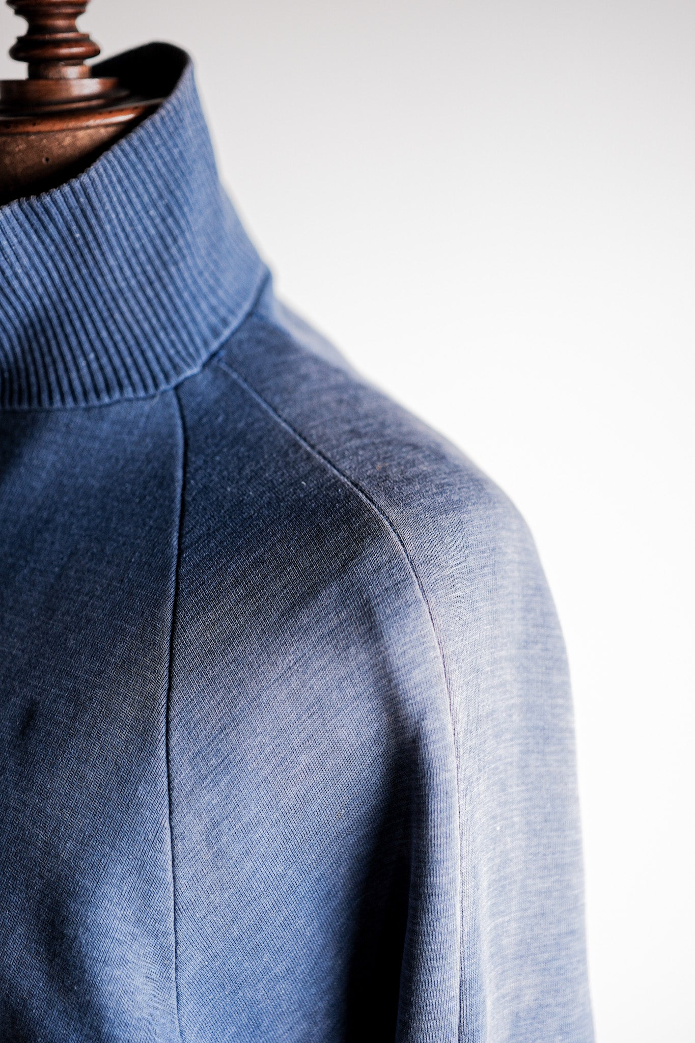 【~60's】French Vintage Full Zip Cotton Sweatshirt