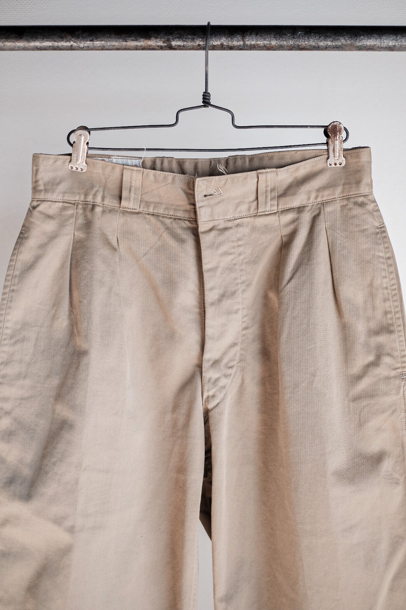 【~60's】French Army M52 Chino Trousers Size.21