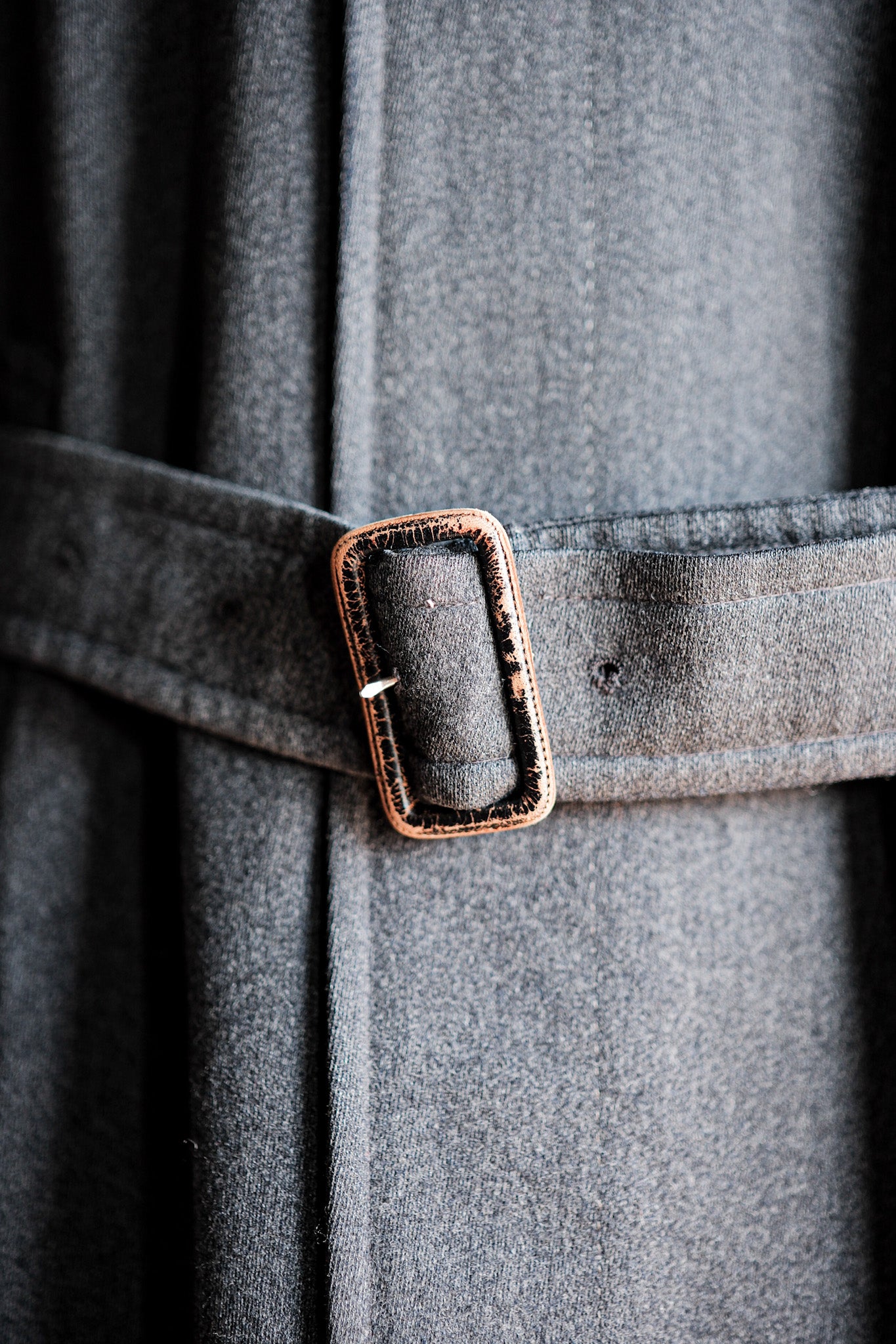 【~70's】Vintage Aquascutum Single Raglan Wool Rider Coat