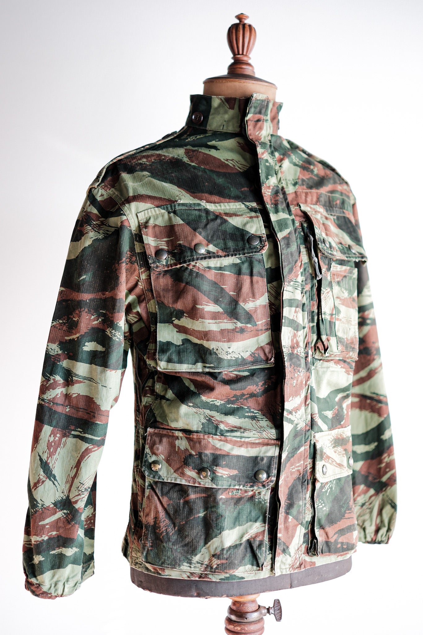 【~60's】French Army TAP47/56 Lizard Camo Paratrooper Jacket