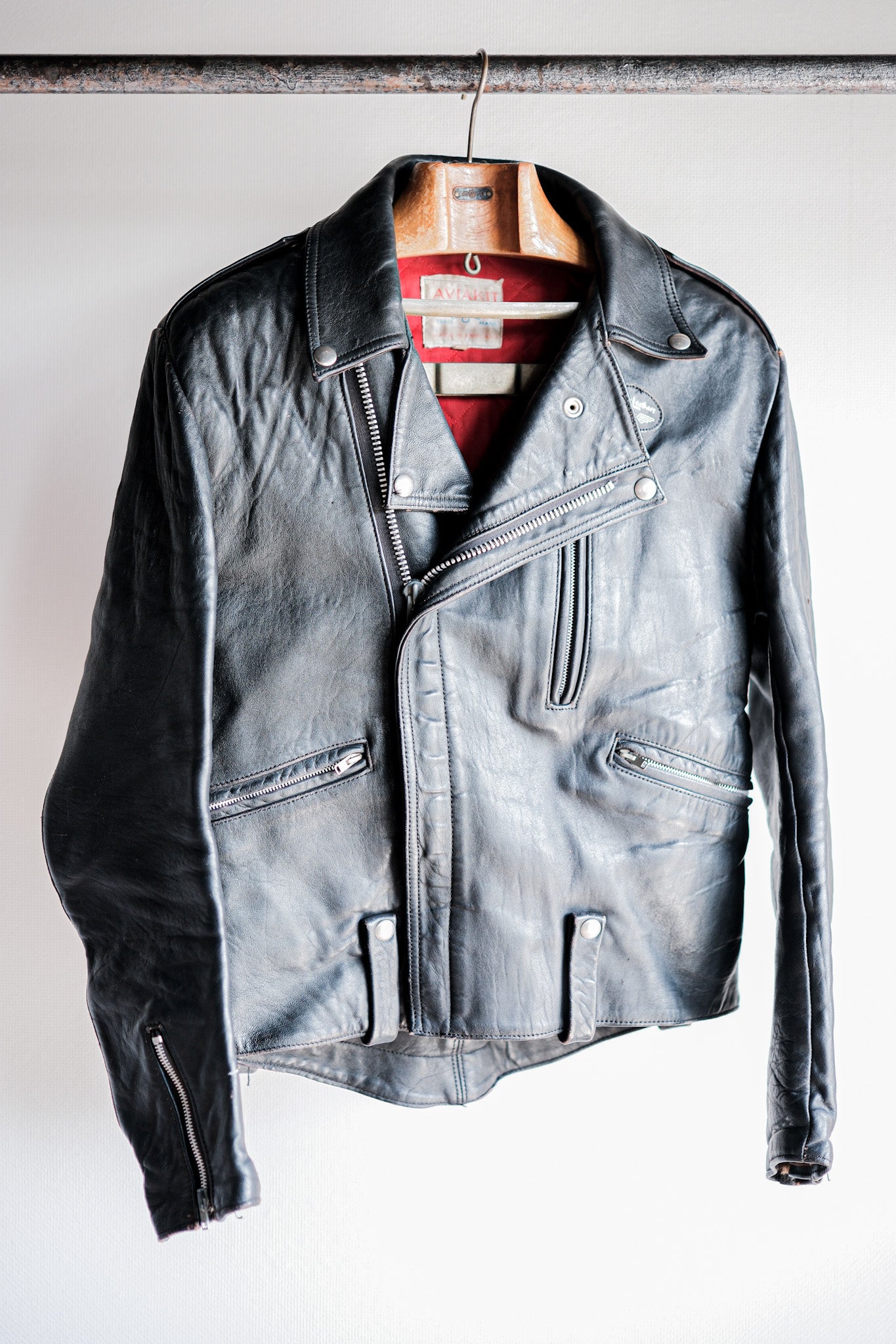 【~70’s】Lewis Leathers Riders Jacket Size.36 “Thunder Bolt”