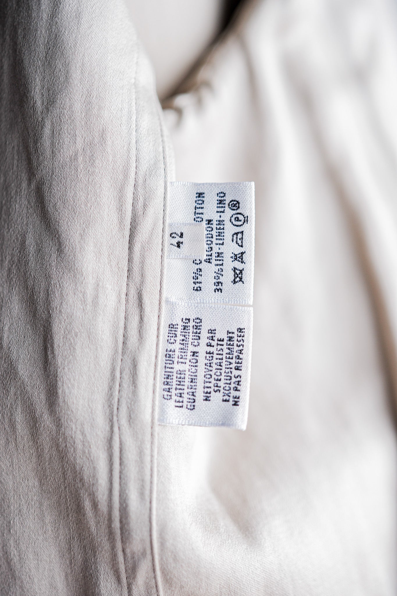 【~00's】Old Hermès Paris Linen Jacket by Martin Margiela Size.42