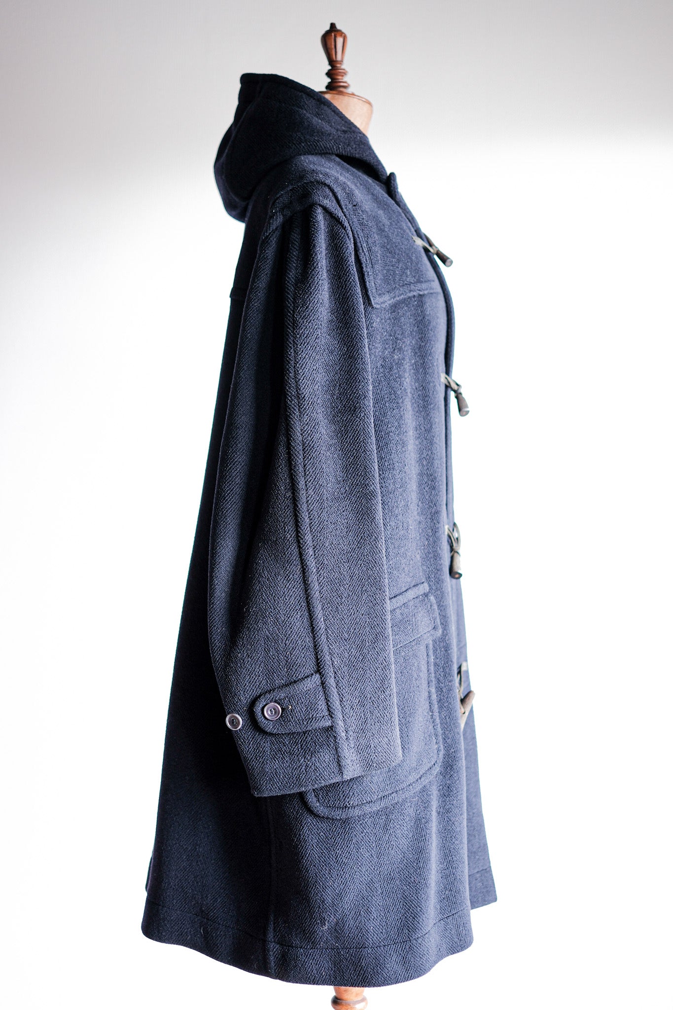 【~90's】Old INVERTERE Wool Duffle Coat "Moorbrook"