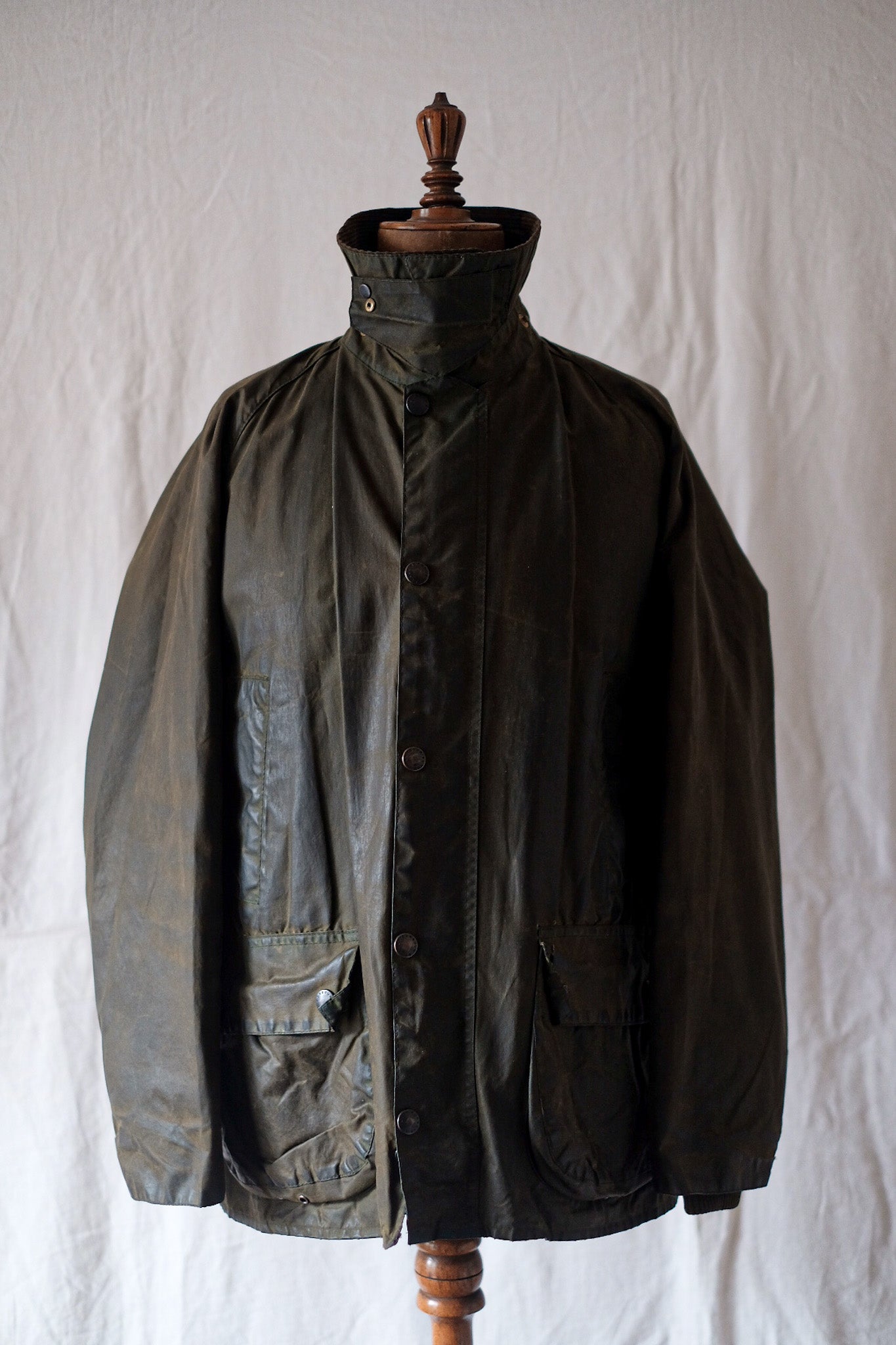 【~90's】Vintage Barbour "BEDALE" 3 Crest Size.40