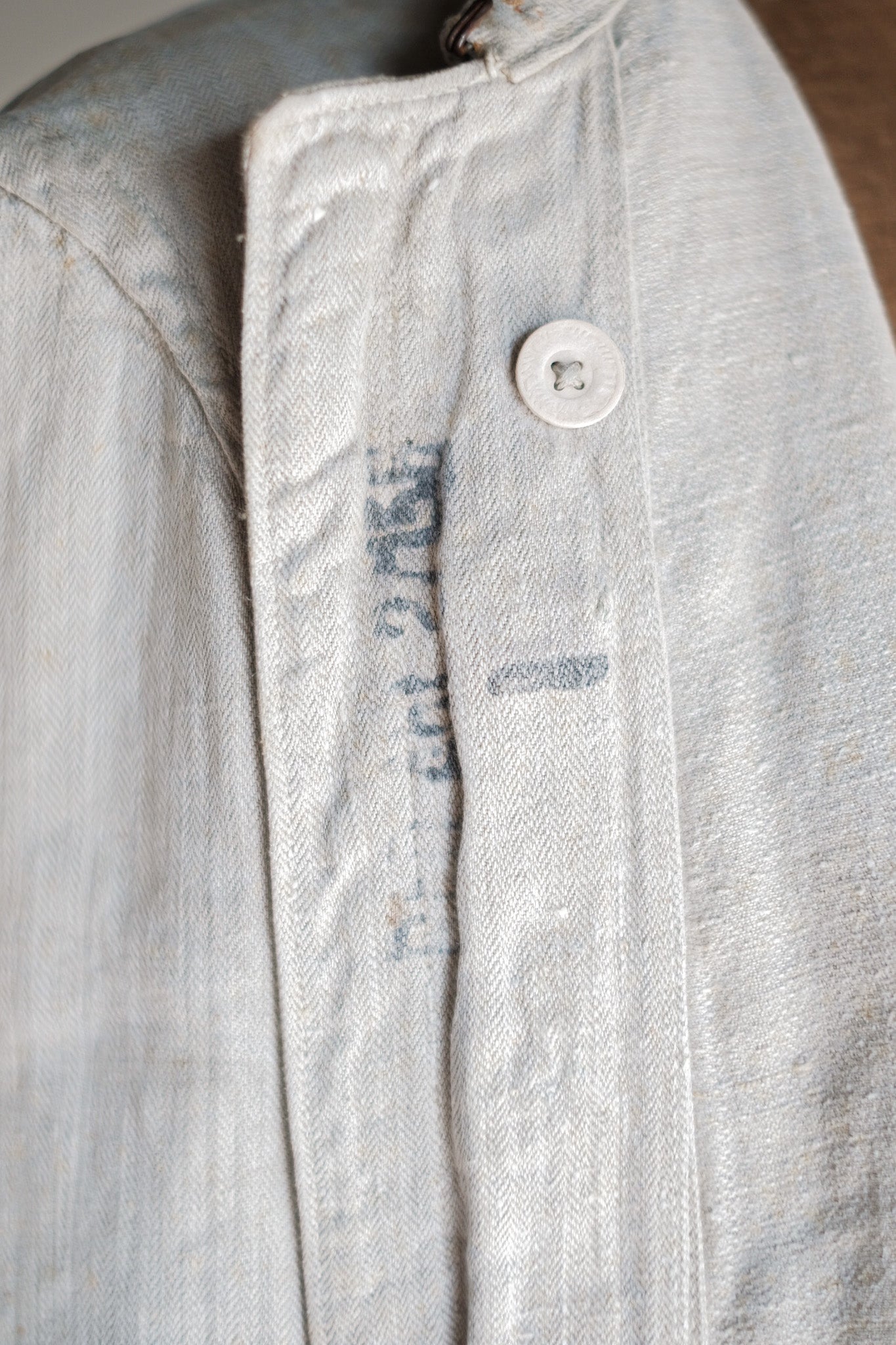【~30's】WW2 German Army Drillich HBT Linen Jacket