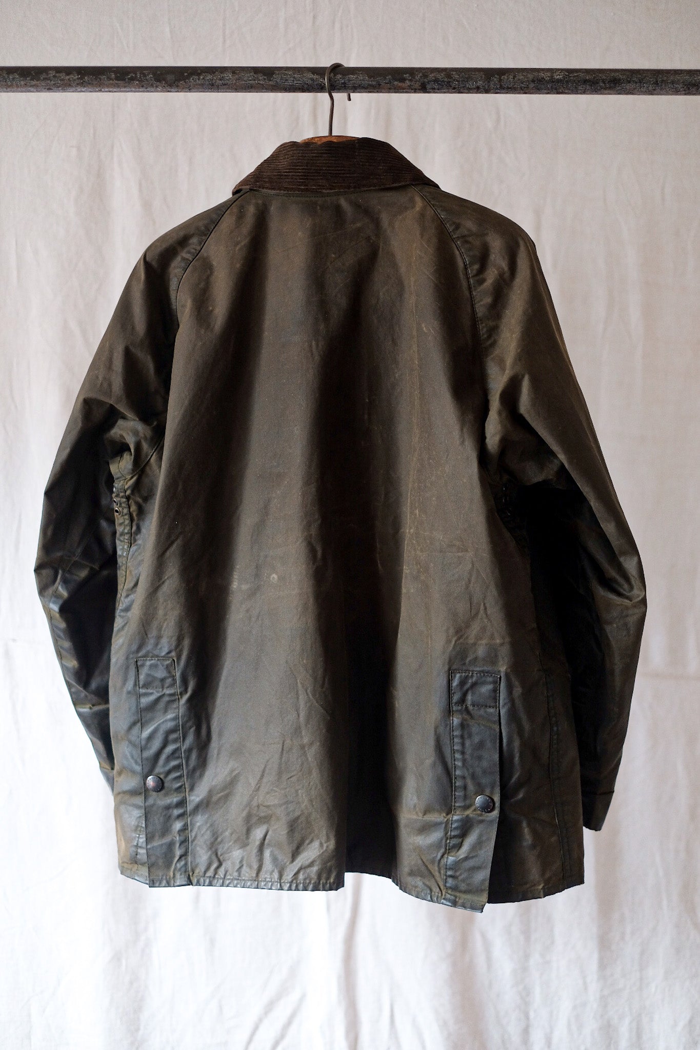 【~90's】Vintage Barbour "BEDALE" 3 Crest Size.40