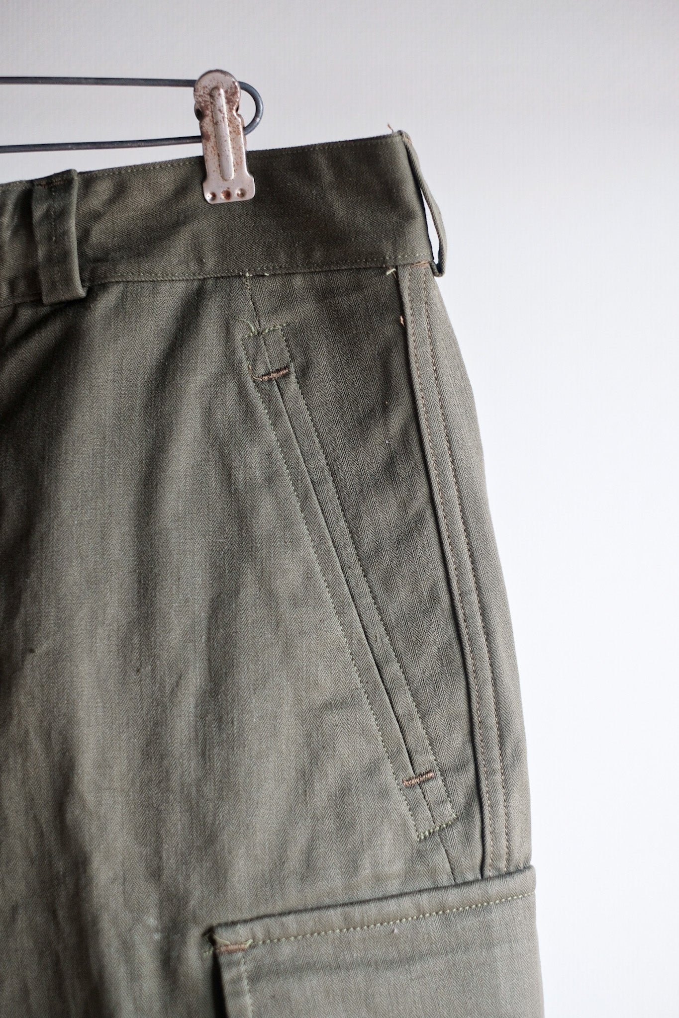 【~60's】French Army M47 Field Trousers Size.33 "Dead Stock"