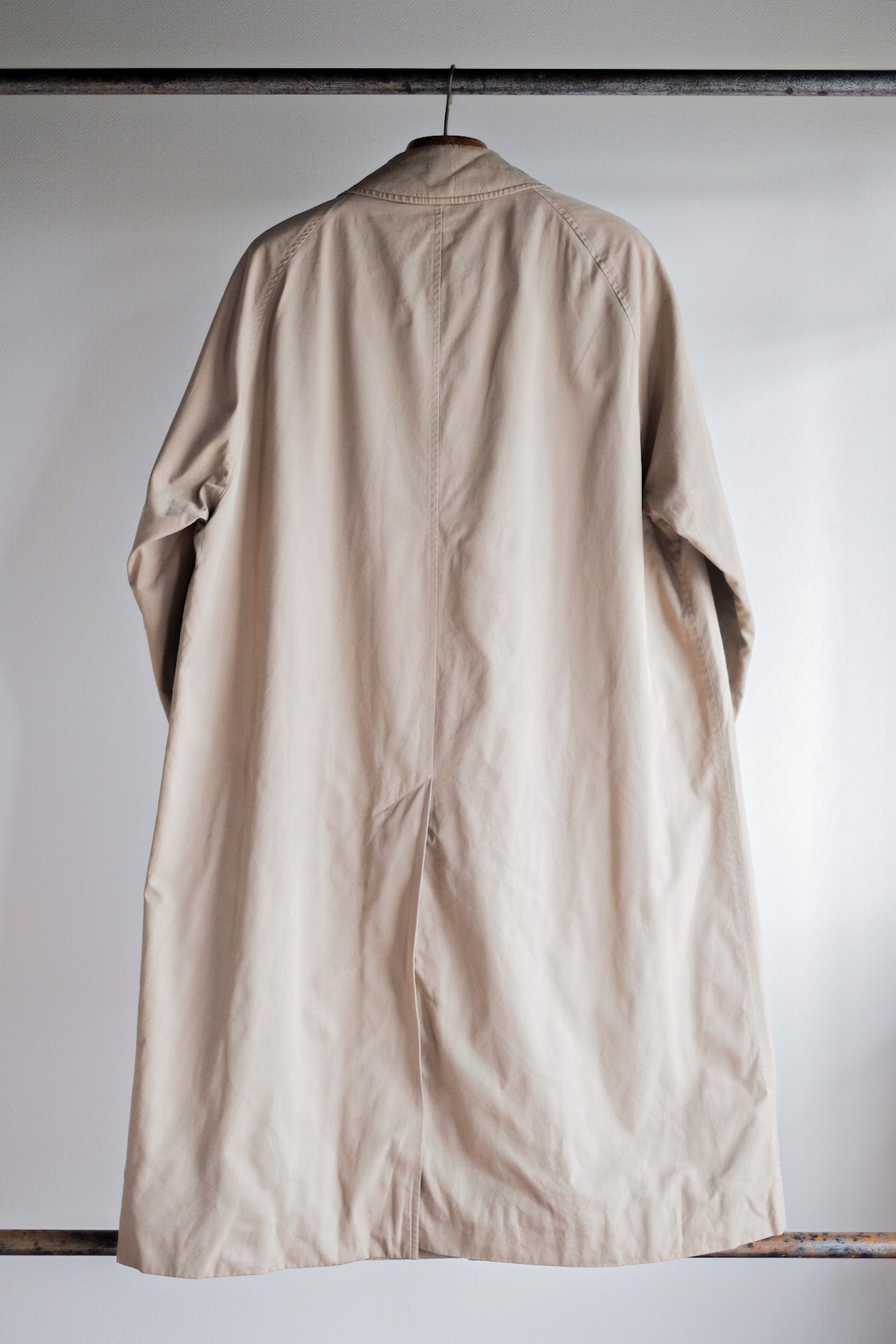 【~70's】Vintage Burberry Single Raglan Balmacaan Coat C100