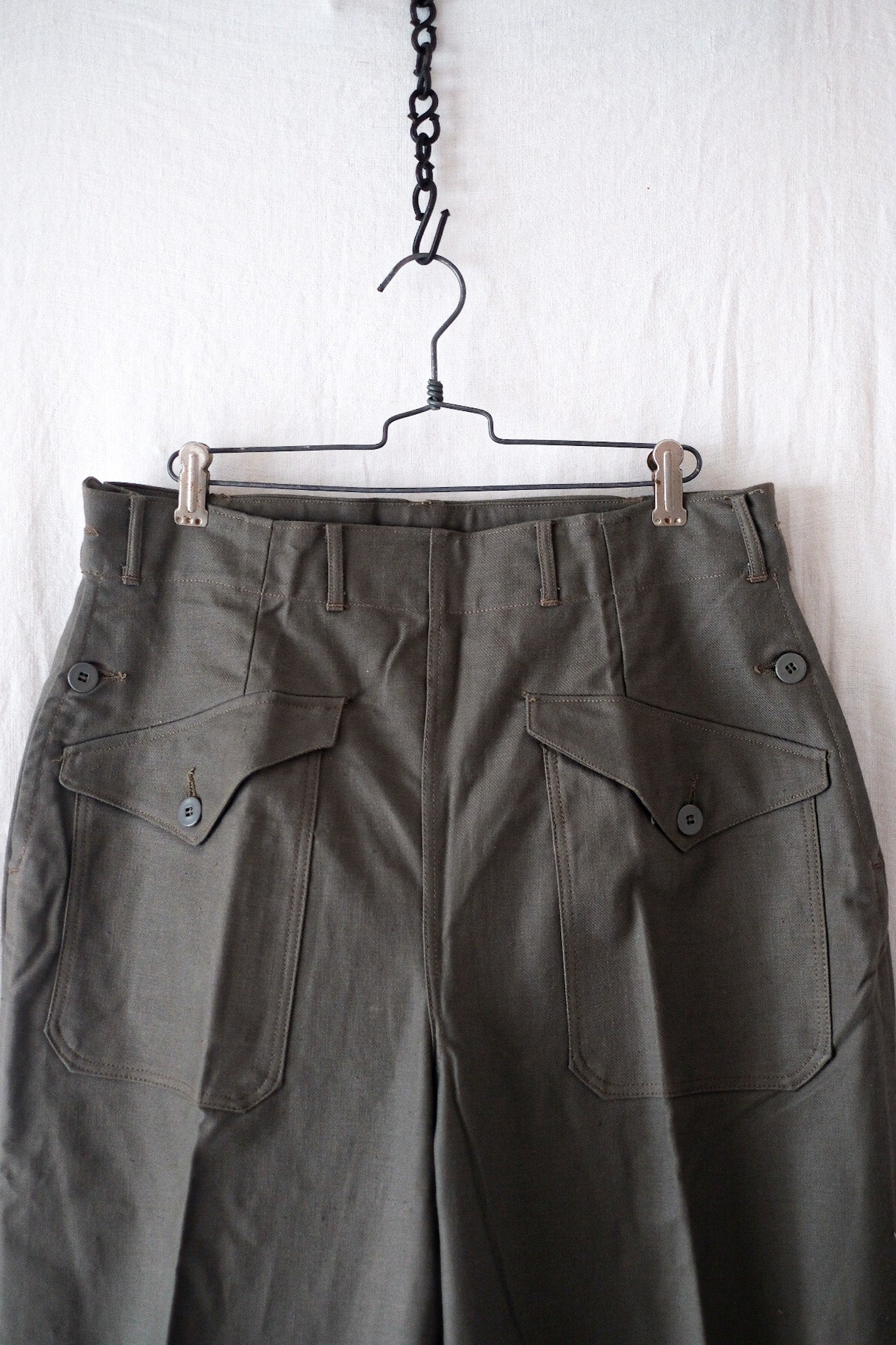【~50's】Swedish Army M39 Trousers "Dead Stock"