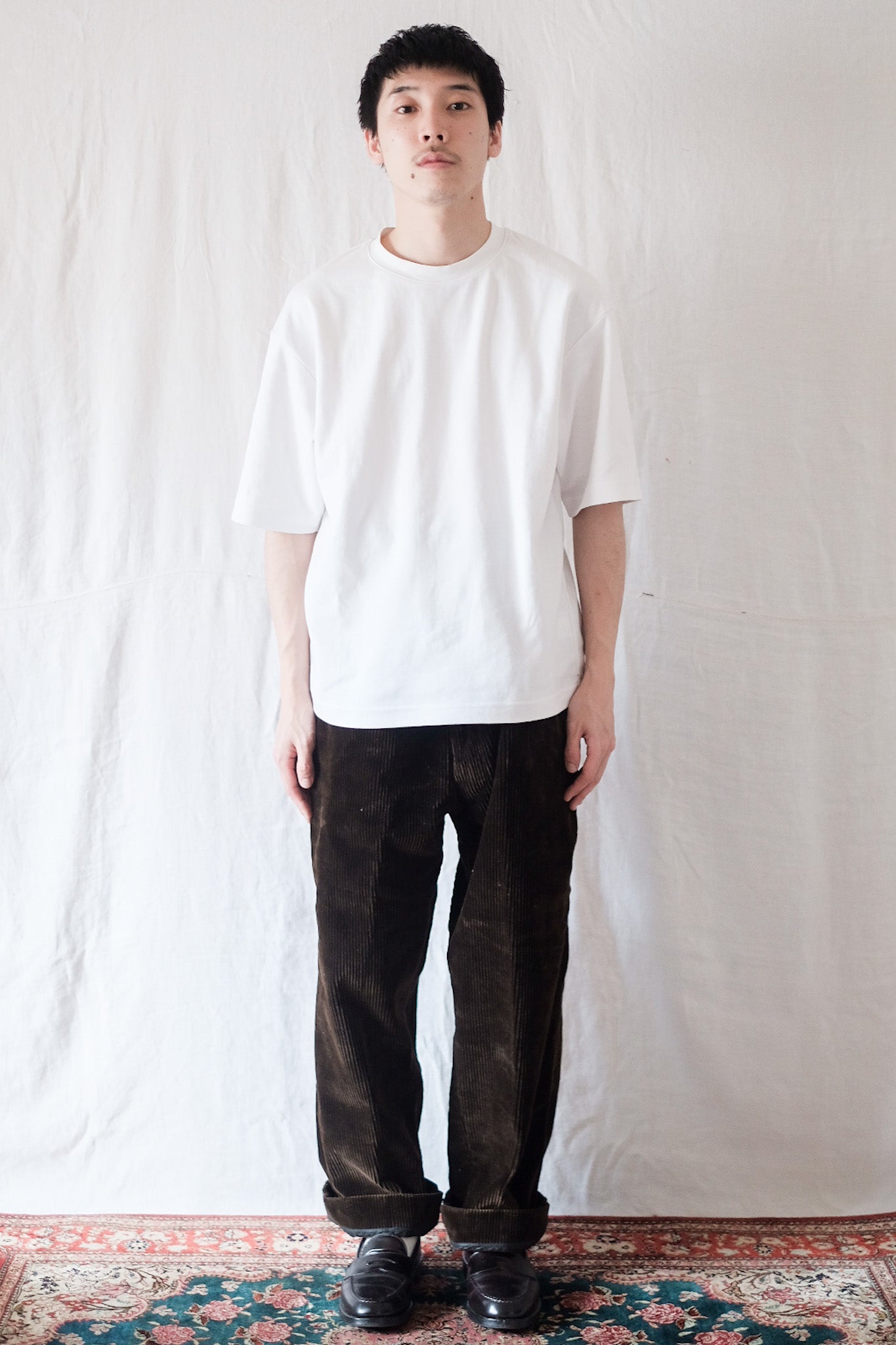 【~30's】French Vintage Brown Corduroy Work Pant