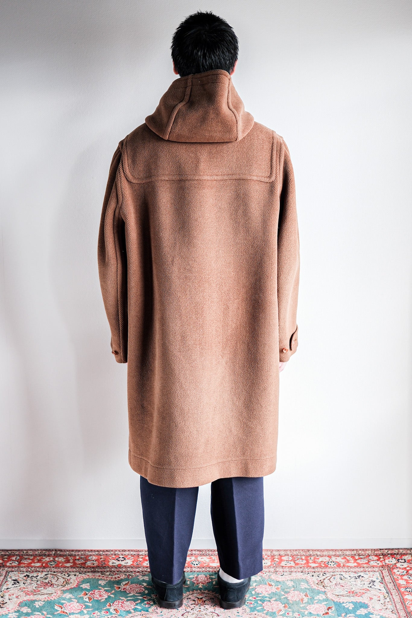 【~90's】Old INVERTERE Wool Duffle Coat "Moorbrook"