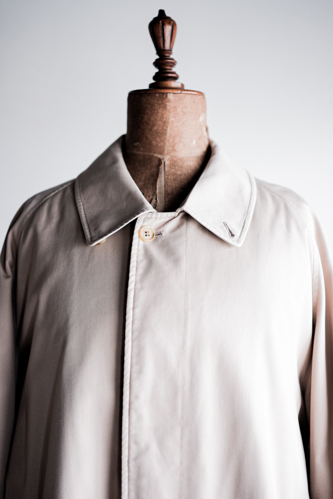 【~80's】Vintage Burberry's Single Raglan Balmacaan Coat