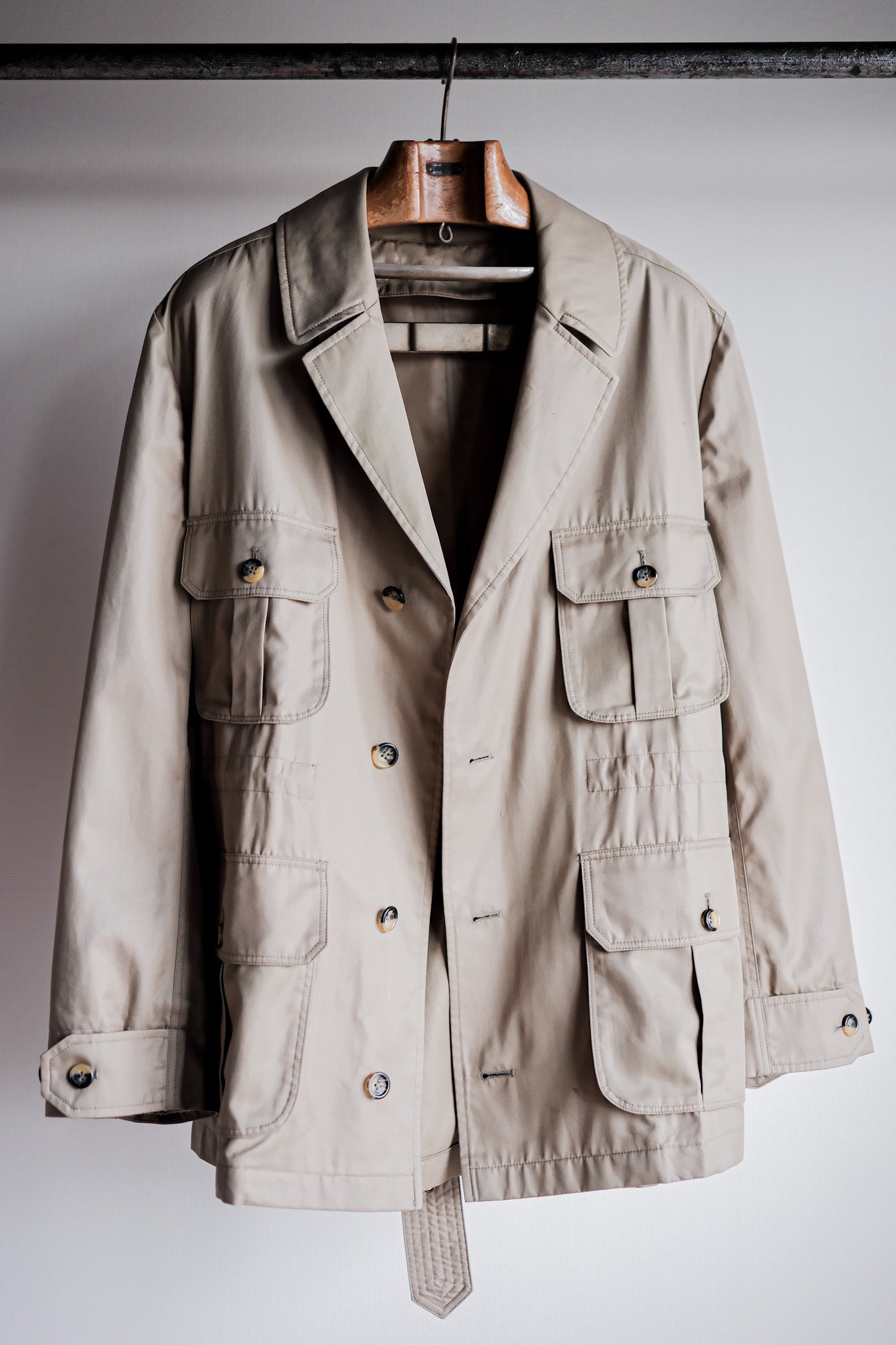 【~00’s】Grenfell Safari Style Jacket With Chin Strap