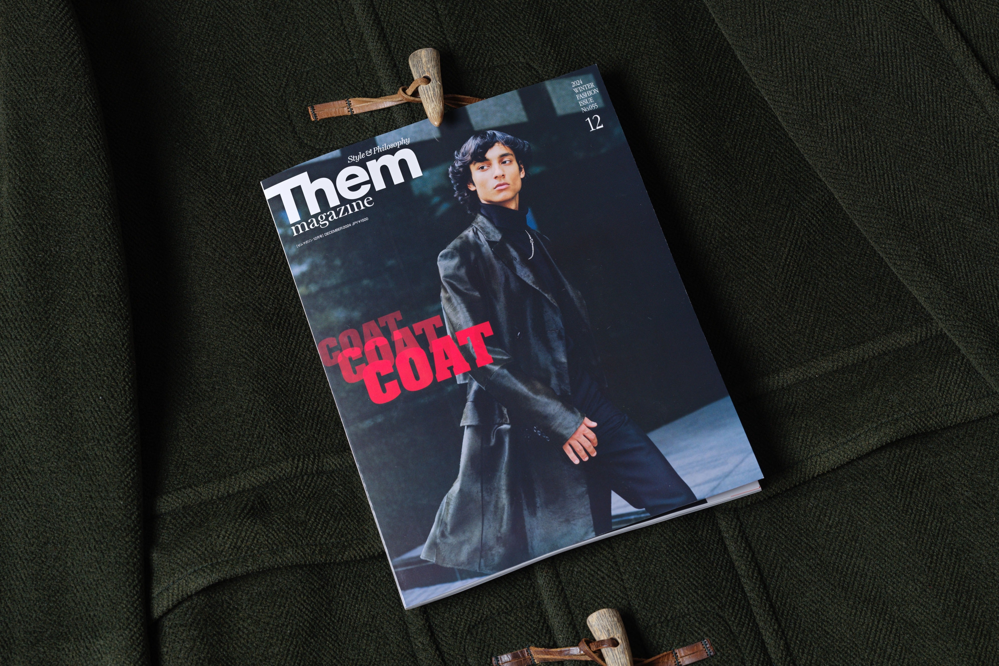 Them magazine 10月号《COAT COAT COAT》に掲載して頂きました。