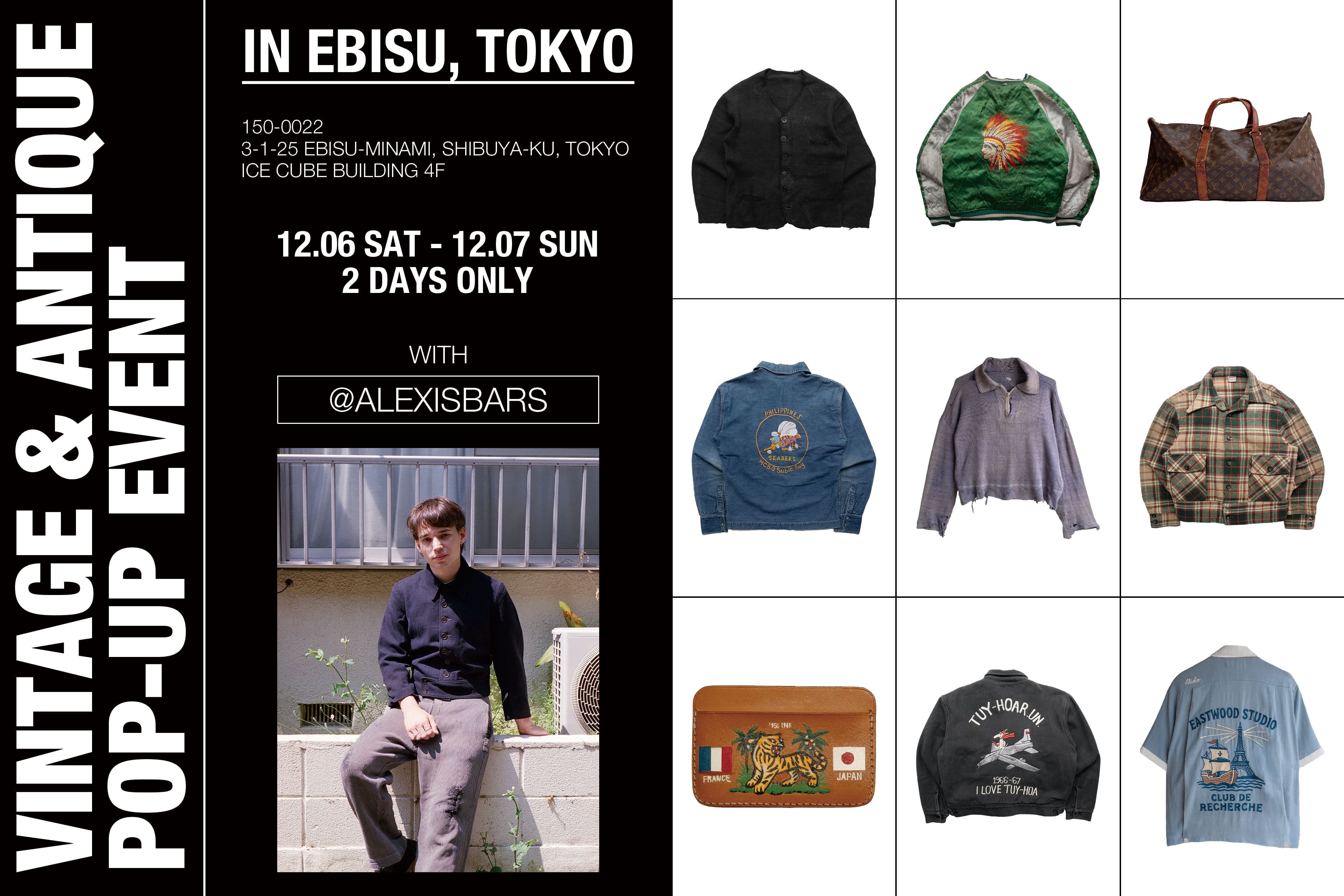 Memory of One Garment – POP-UP EVENT in TOKYO With Alexis