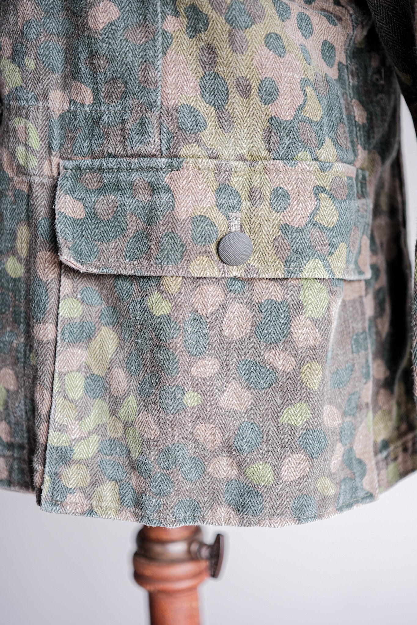 【~00's】German Waffen-SS Type Pea Dot Camouflage M44HBT Field Jacket“Reproduction”