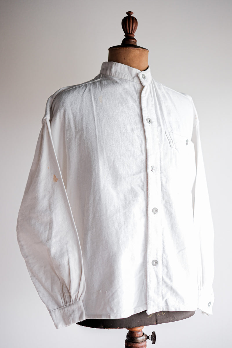 [~30's] เสื้อแจ็คเก็ต French Army Cotton Twill Burgeron