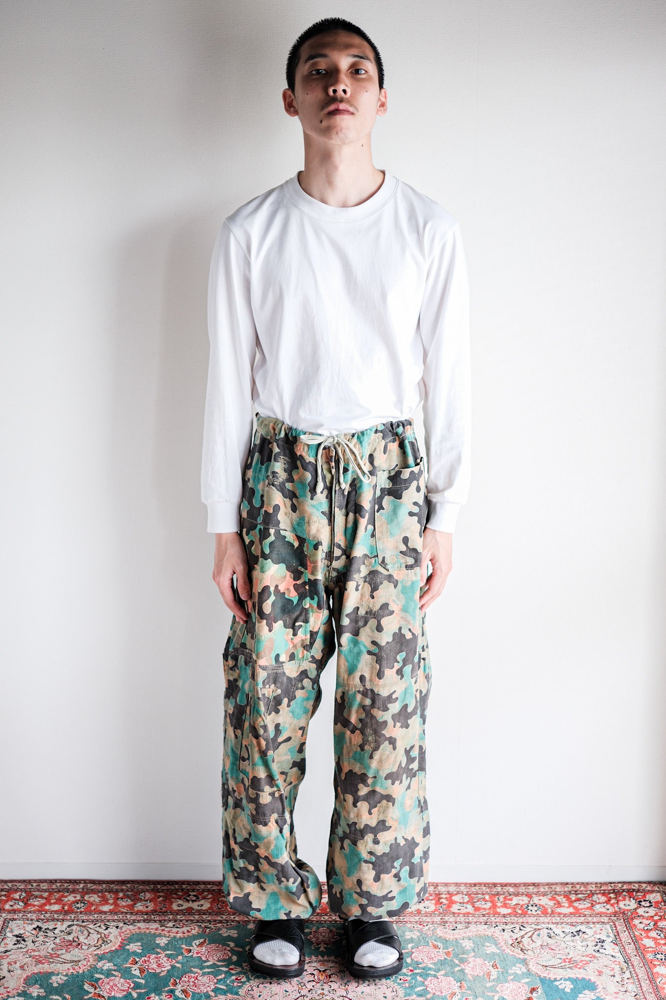 ［~50's］Czechoslovakian Army Dubaky Camouflage Reversible Trousers