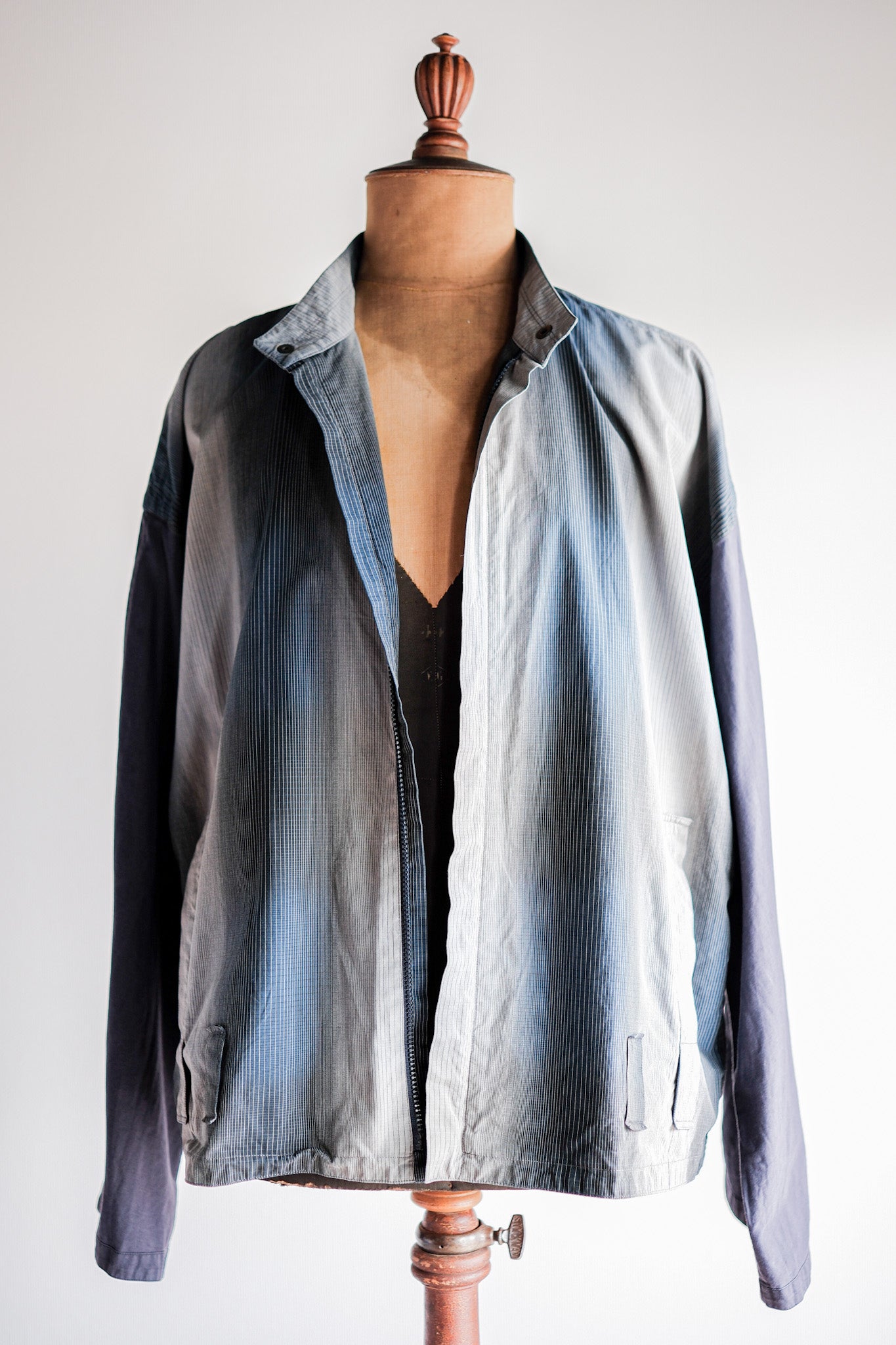 [~ 80 년대] Old Gianni Versace Cotton Striped Jacket Size.42