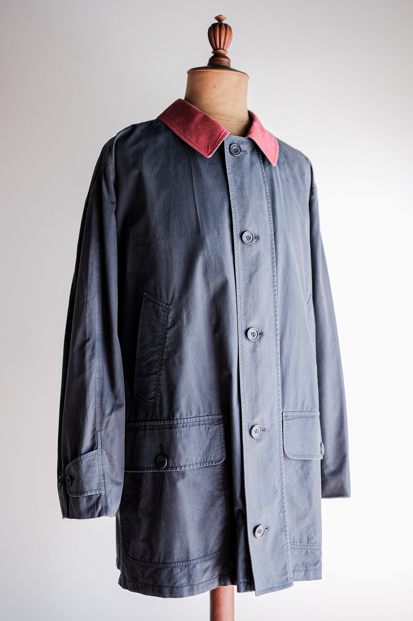 【~90's】Old INVERTERE 2 Tone Cotton Coat