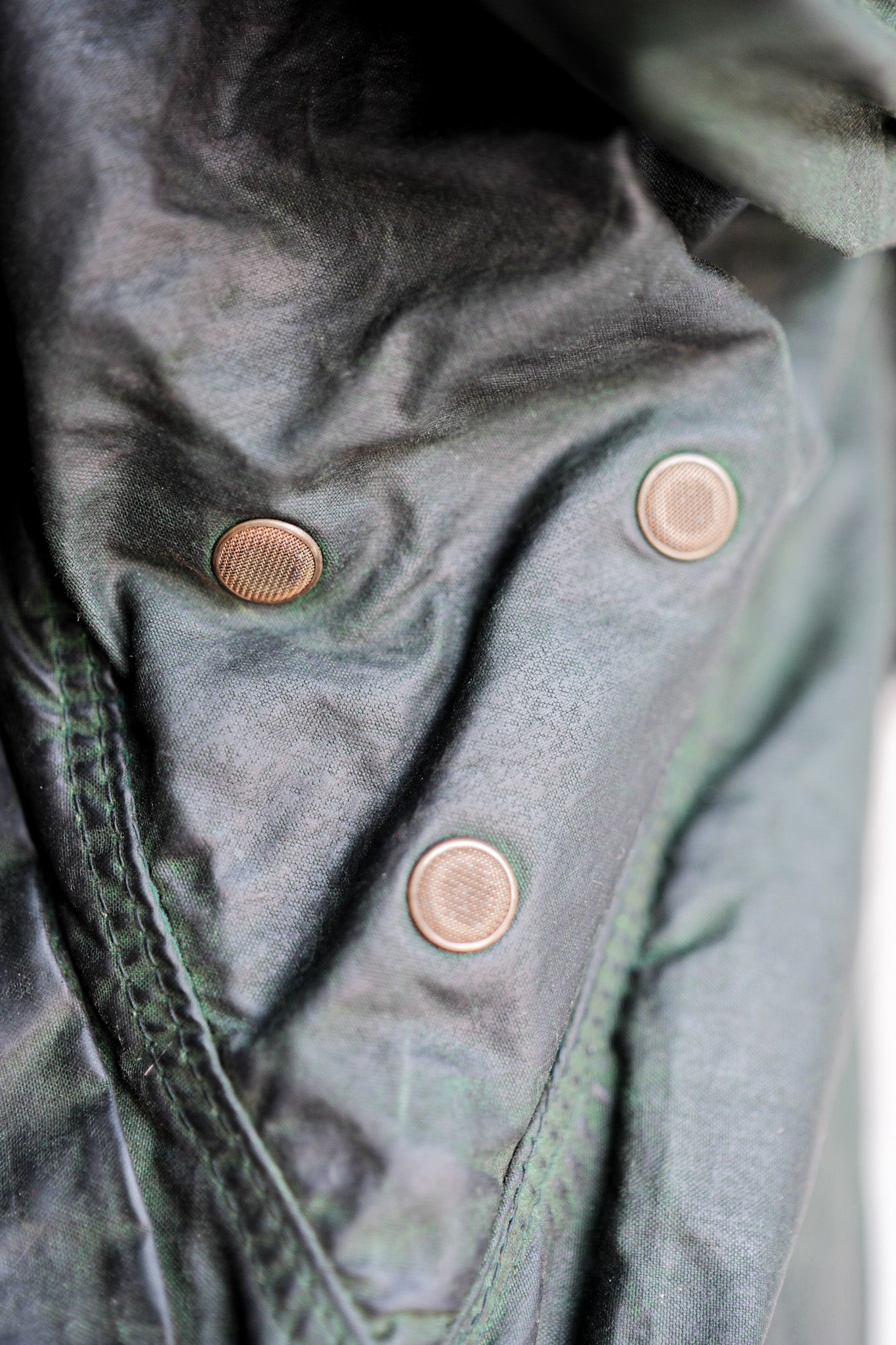 【~60's】Vintage Belstaff Green Waxed Jacket With Patches Size.36 “TRIALMASTER"