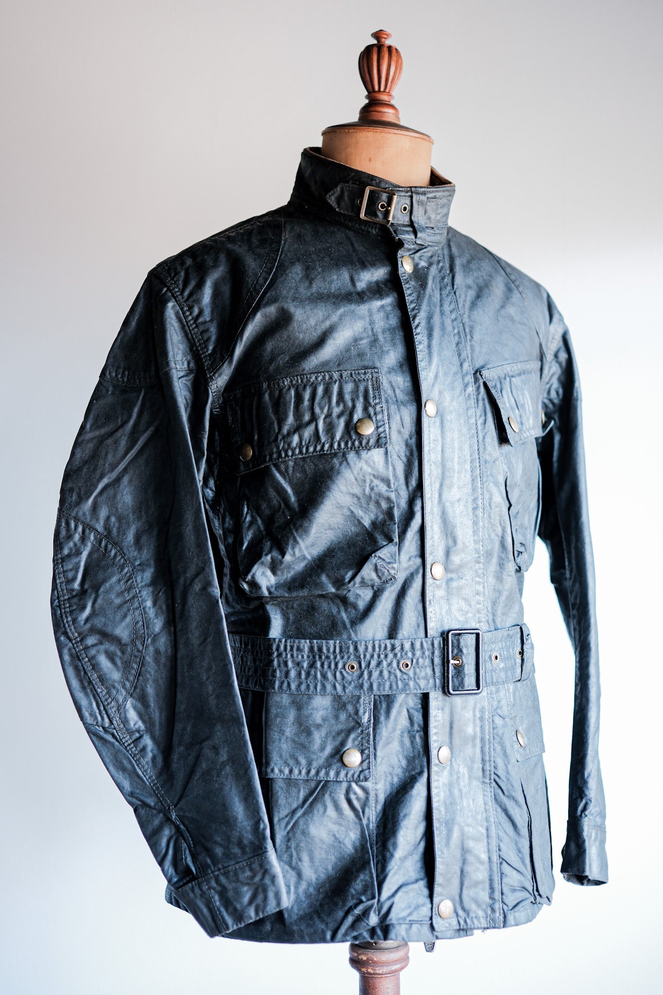 [~ 60's] Taille de la veste ciré de Belstaff vintage.38 "Master"