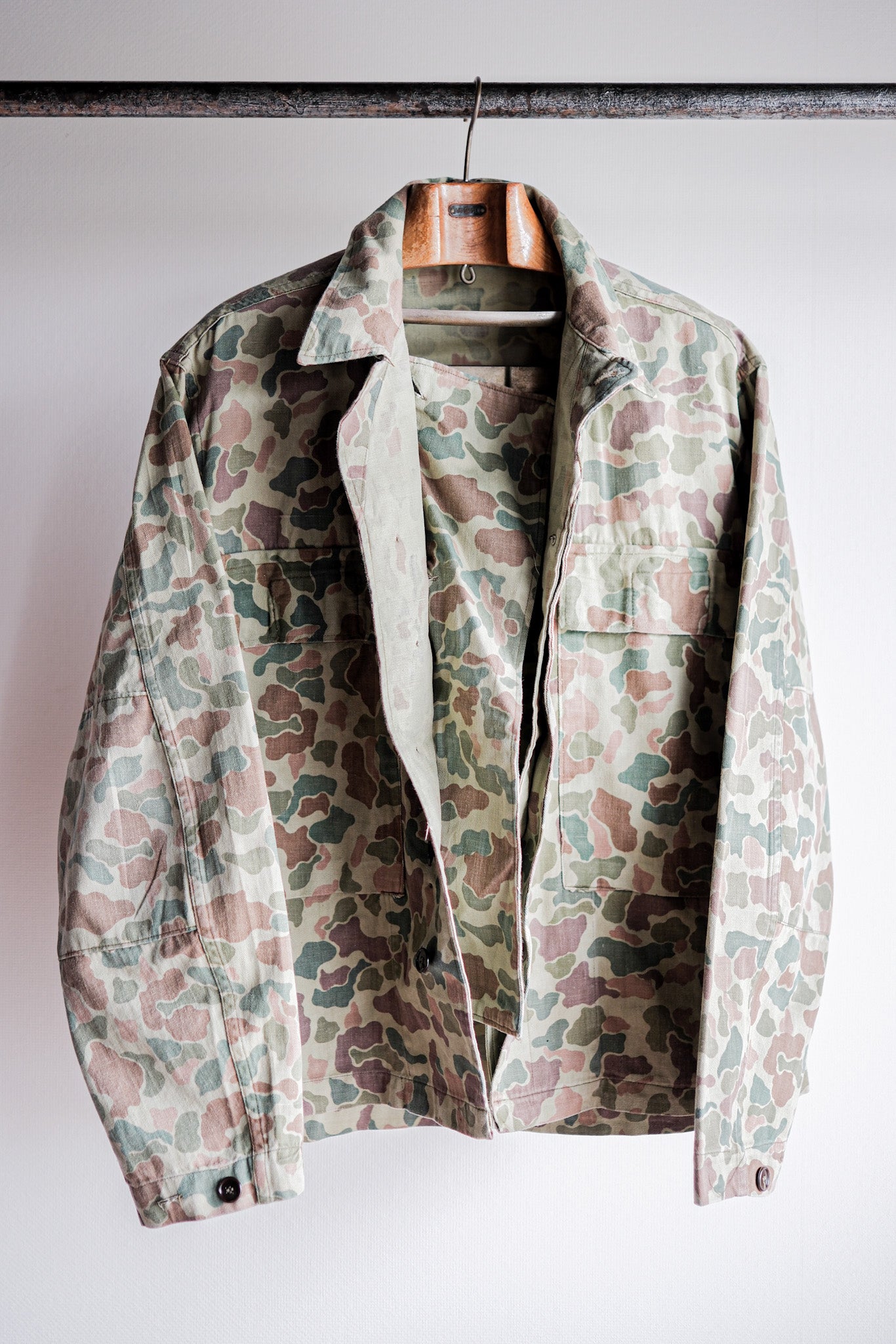 [〜50年代]荷蘭軍隊蛙皮偽裝野外夾克尺寸46