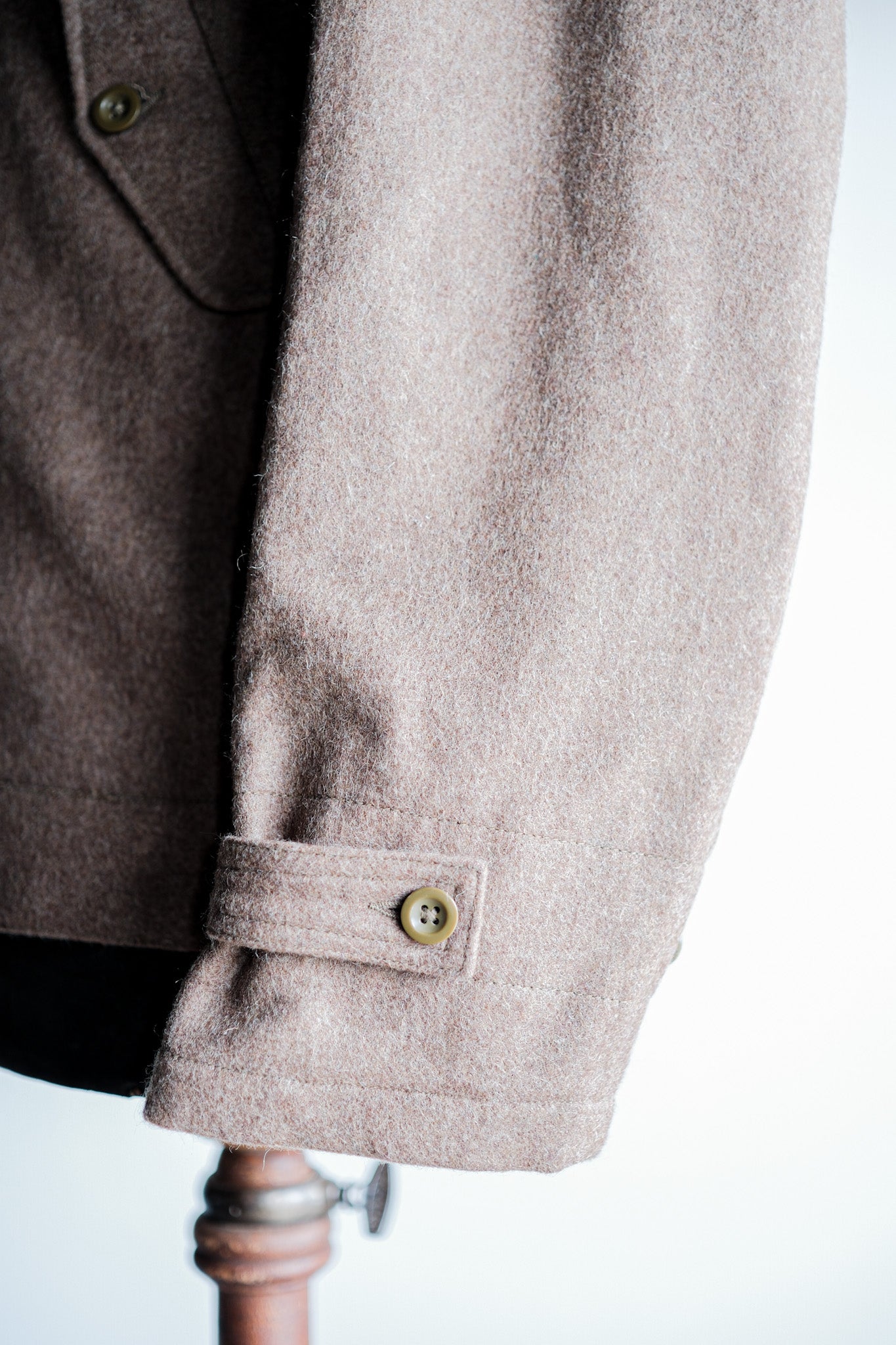 ［~50's］French Army Wool Jacket With Chin Strap Size.42 "Dead Stock"