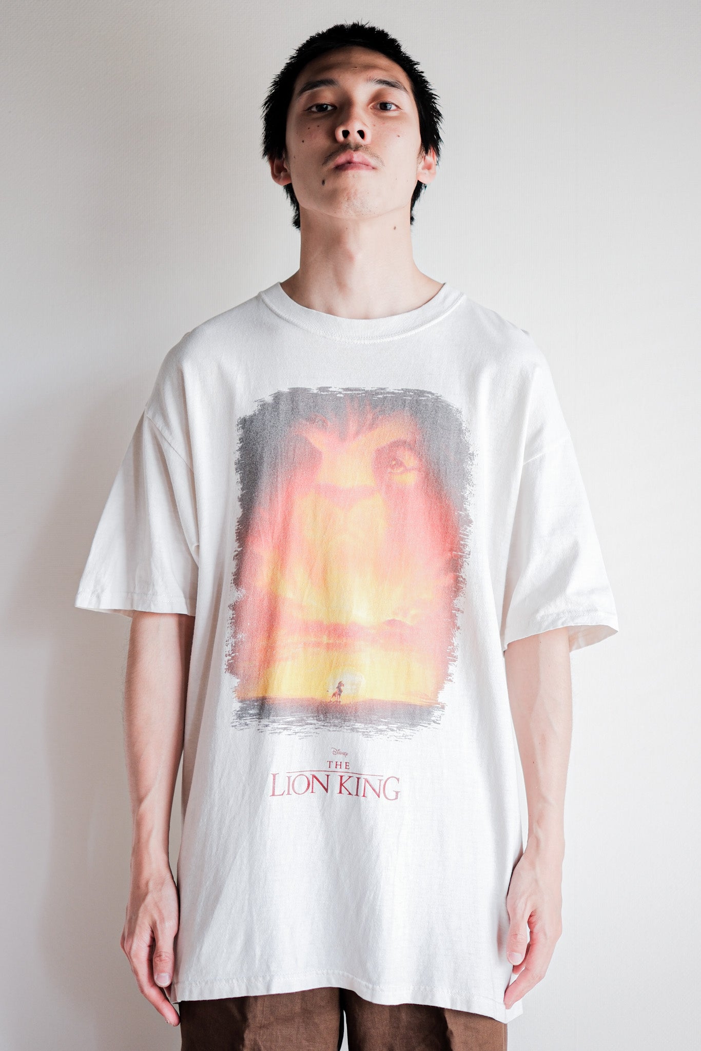 【~00's】Vintage Disney Print T-shirt Size.L "The Lion King"