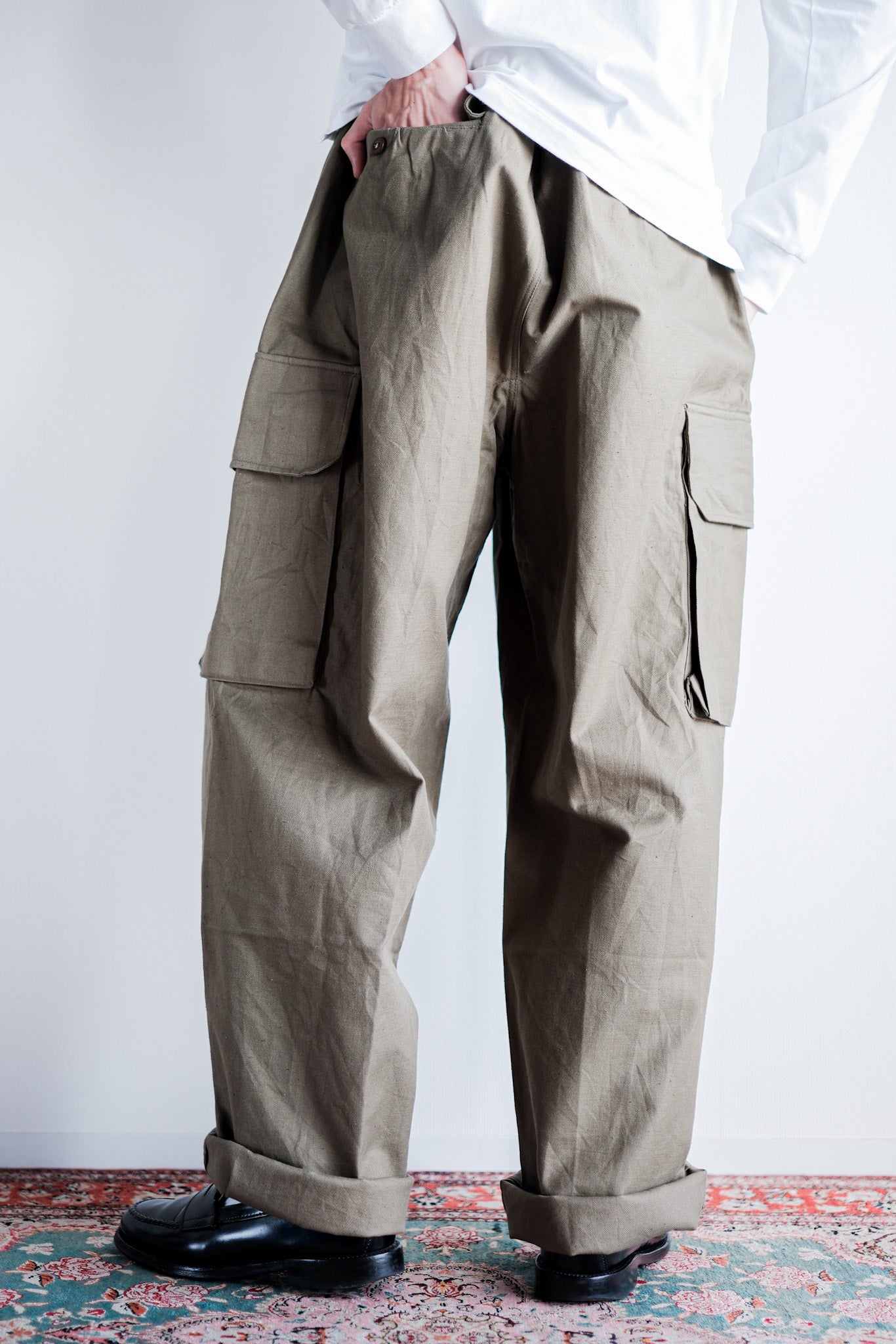 ［~50's］French Army M47 Field Trousers Size.35 "Dead Stock"