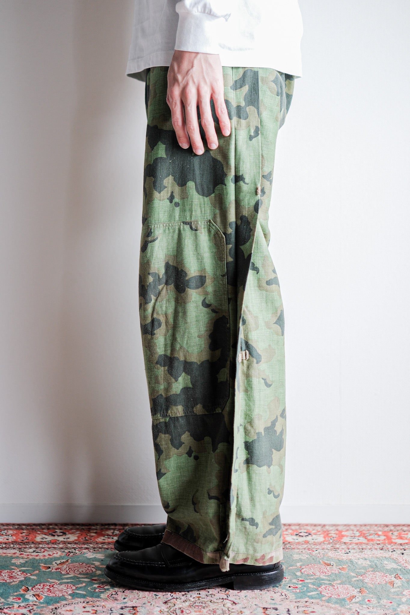 【~50's】Czechoslovakian Army Clouds Camouflage Reversible Trousers "Modified"