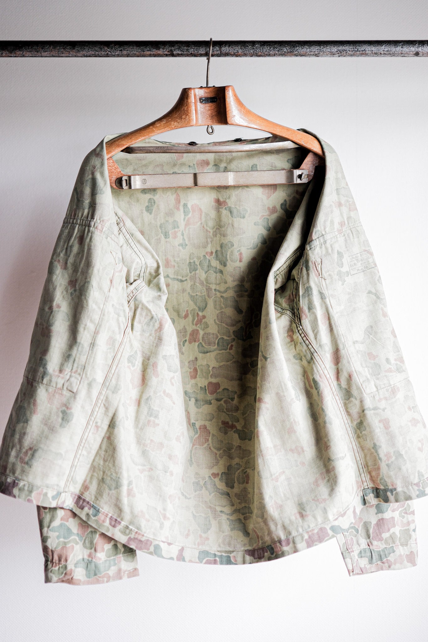 ［~50's］Dutch Army Frogskin Camouflage Field Jacket Size.46