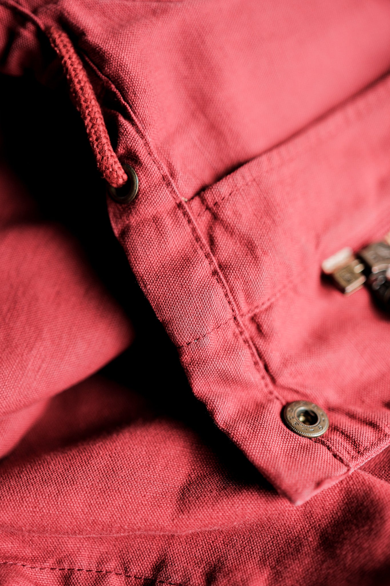 ［~80’s］Old C.P.Company Garment Dyed Cotton Linen Parka Size.48
