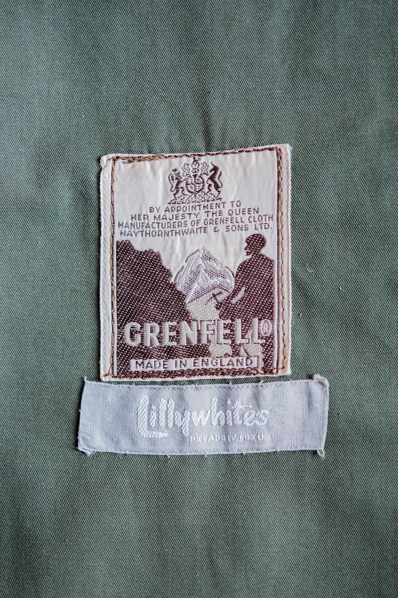 [~ 70 년대] Vintage Grenfell Golfer Jacket "Mountain Tag" "Lillywhites 별도의 노트"