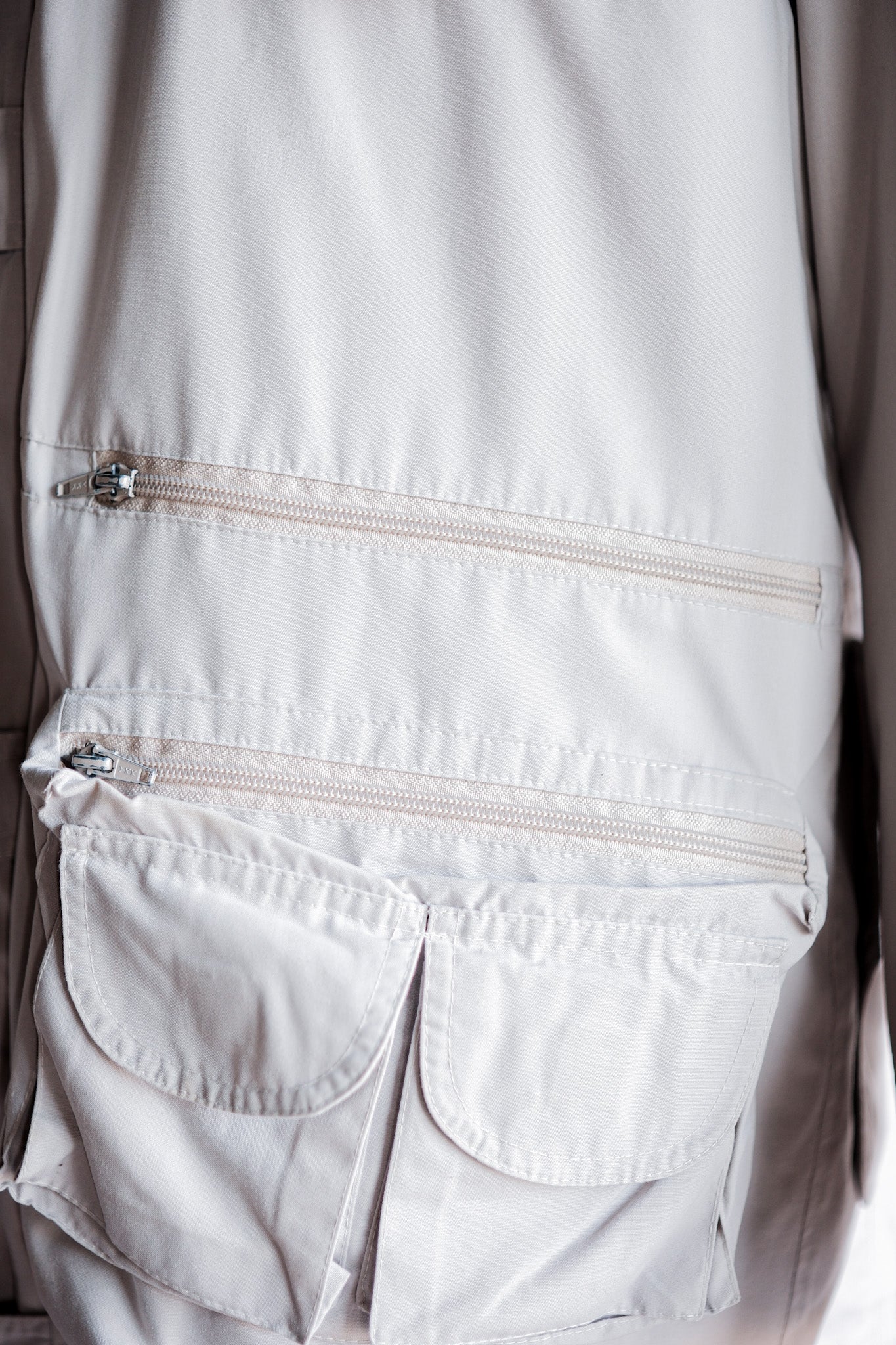 ［~90's］Old Renoma Paris Detachable Sleeve Multi Pocket Jacket With Liner