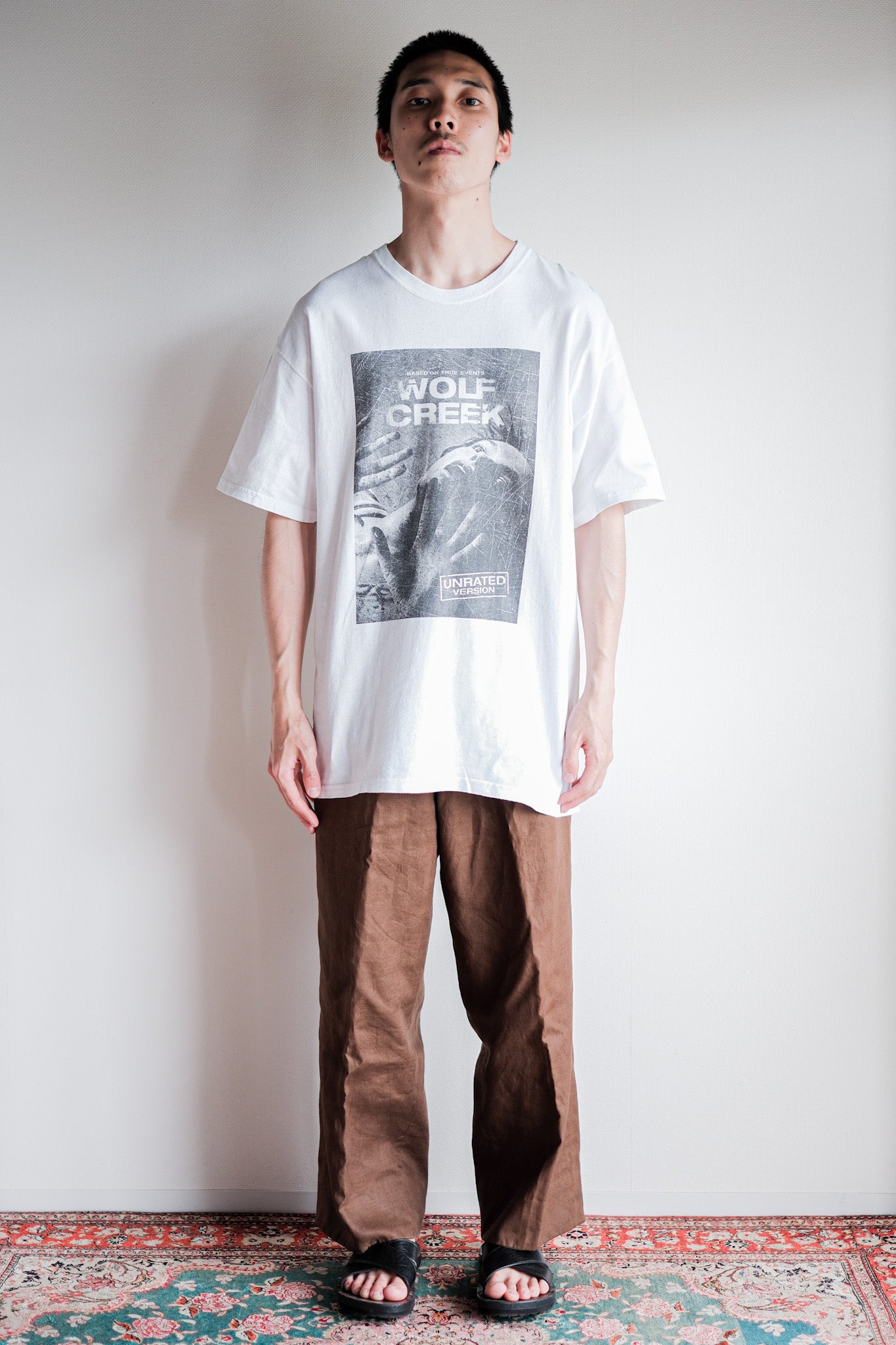 【~00's】Vintage Movie Print T-shirt Size.L "WOLF CREEK"