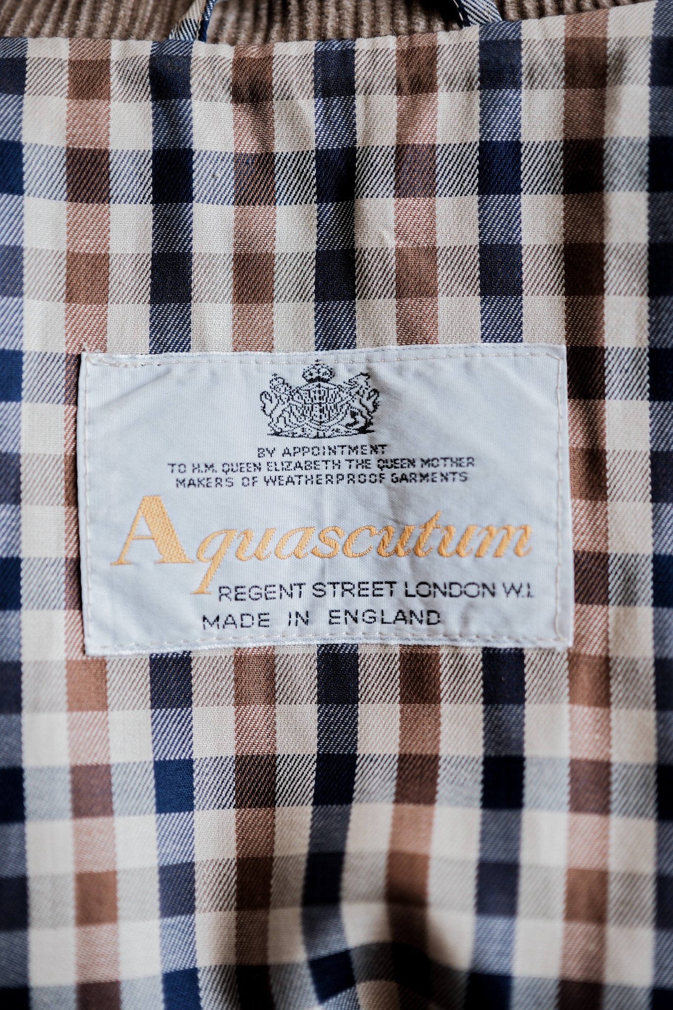［~80's］Vintage Aquascutum Raglan Sleeve Brown Corduroy Blouson