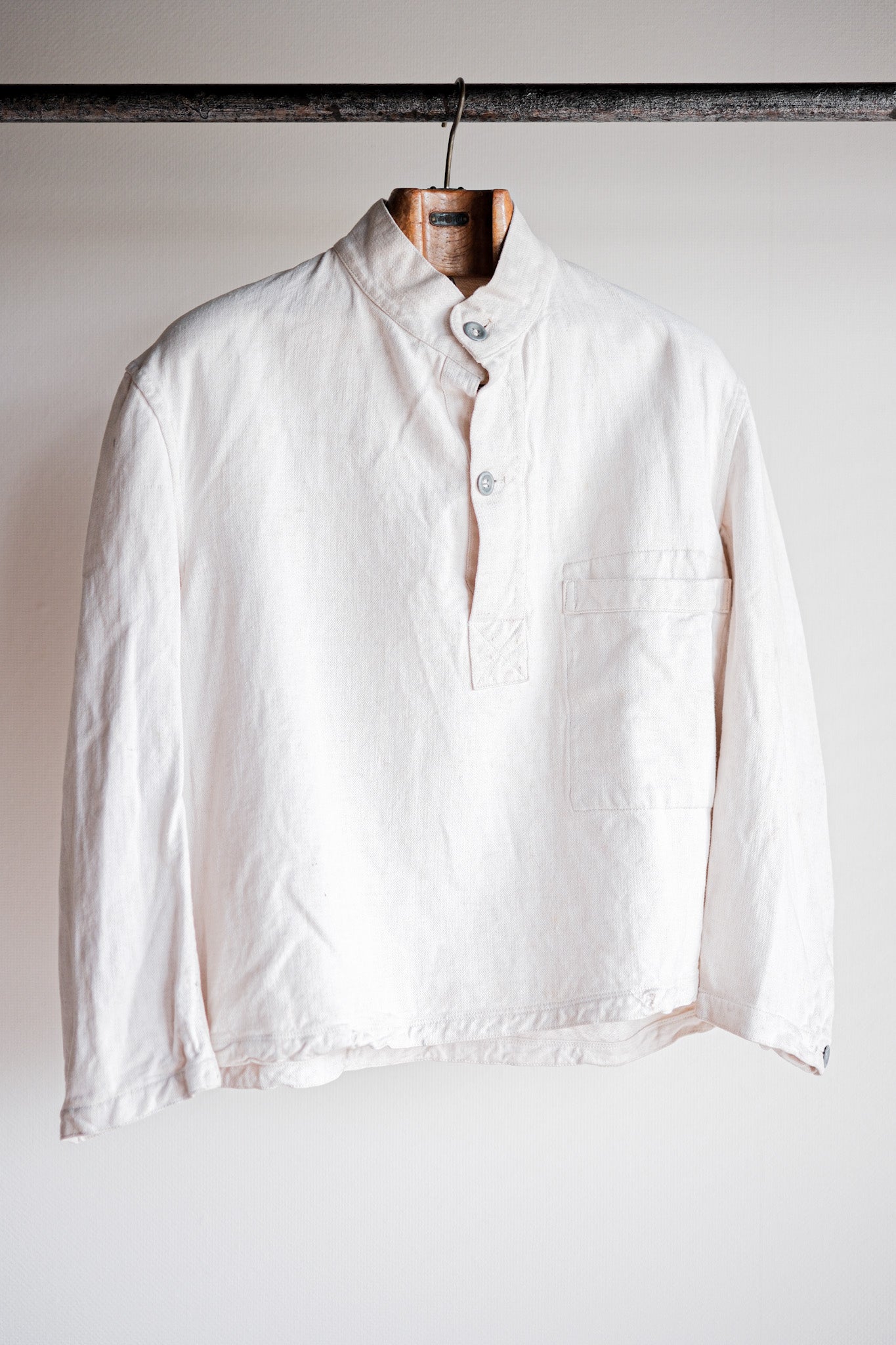 【~40's】German Navy Drillich HBT Linen Smock "Kriegsmarine"