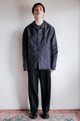 [~ 60's] แจ็คเก็ตตัวตุ่นสีดำวินเทจฝรั่งเศสขนาด 50 "Le Mont Stockel" "Dead Stock"