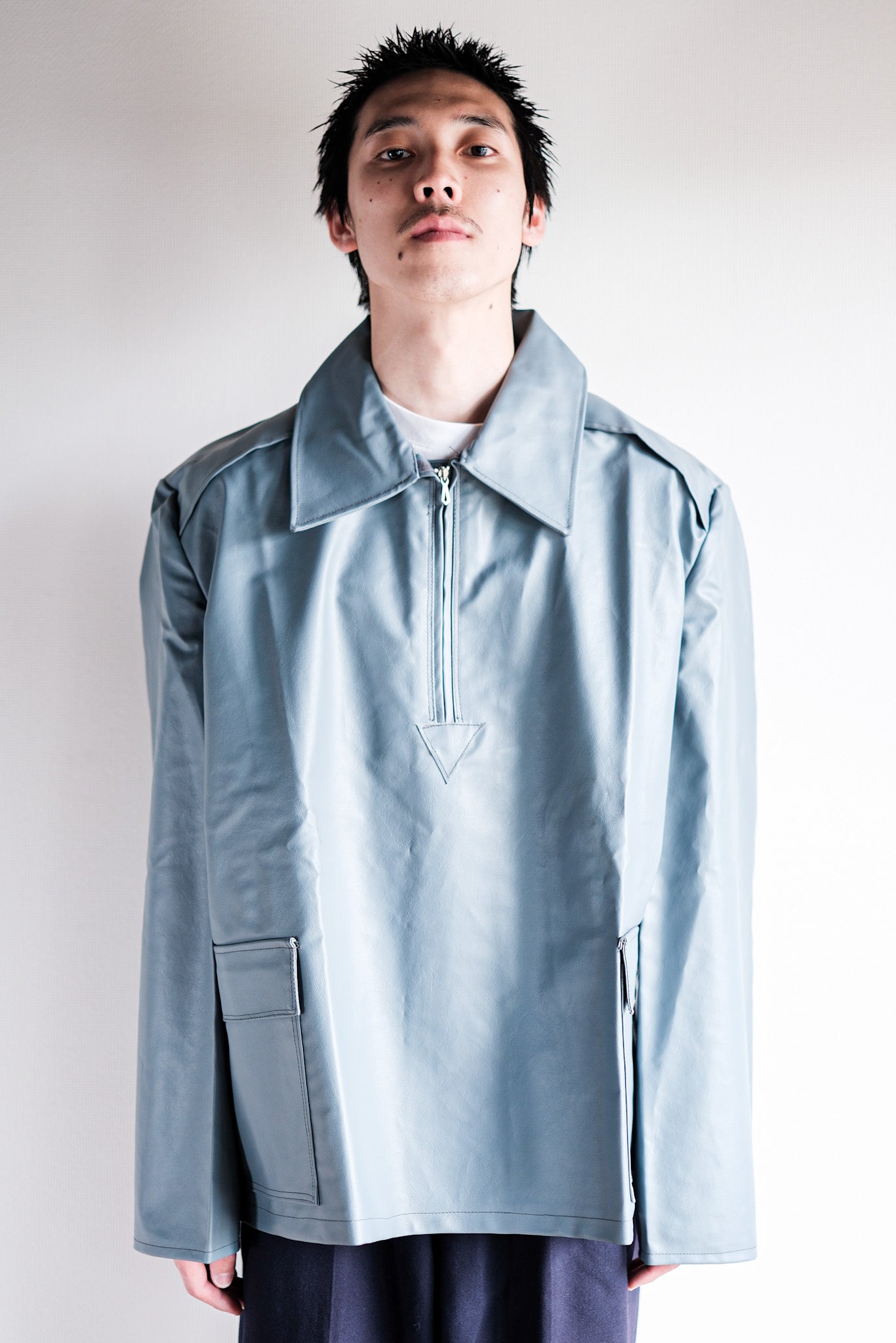 【~60's】German Army Half Zip Smock "Dead Stock"