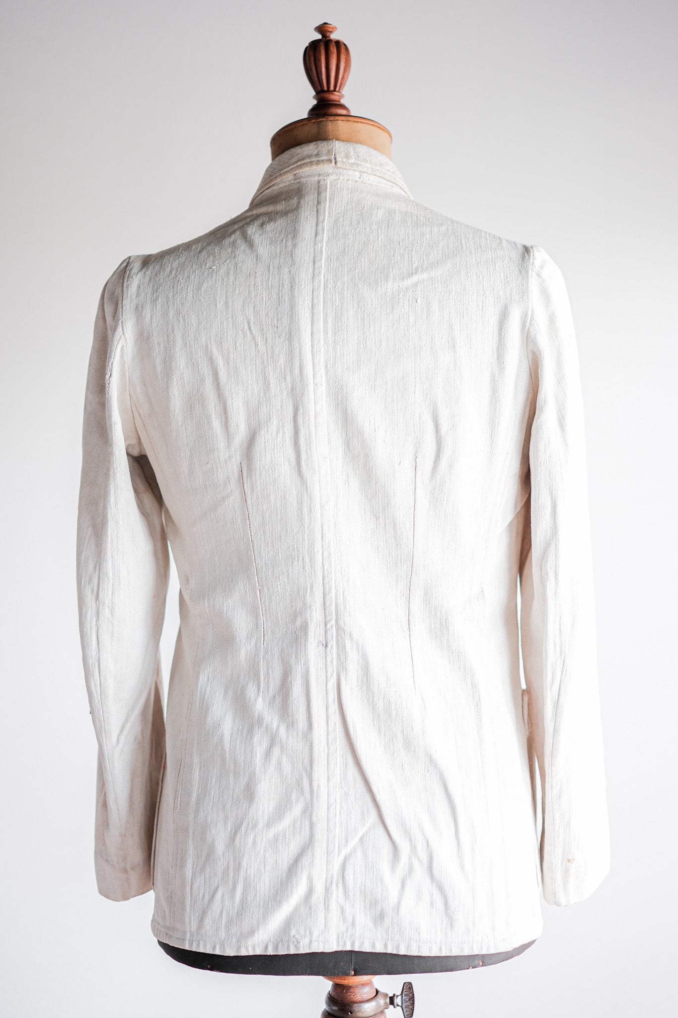 ［~30's］German Army Drillich HBT Linen Jacket "Unusual Pattern"