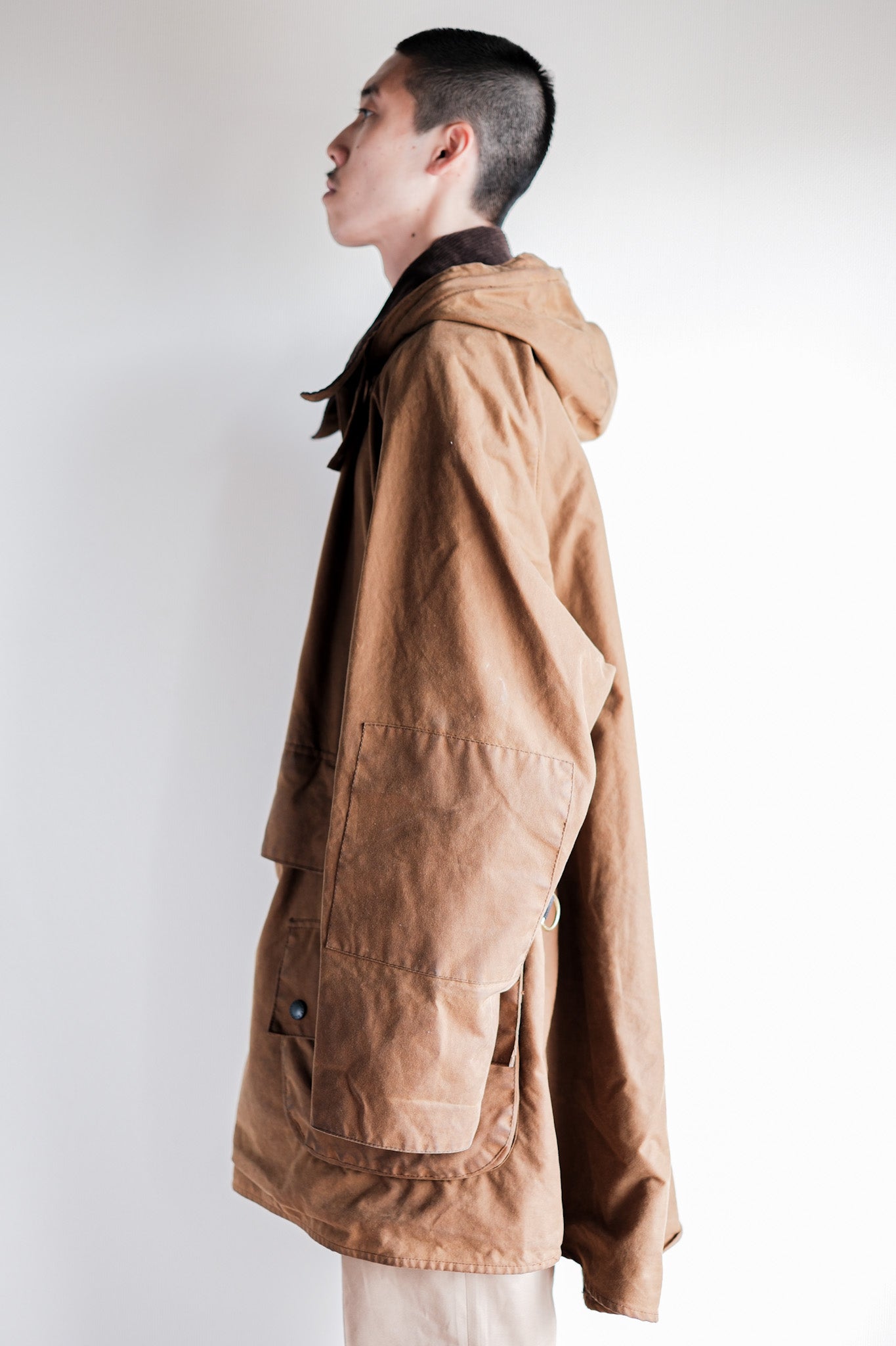 ［~90’s］Vintage Barbour “LONGSHOREMAN” 3 Crest Size.EX LARGE