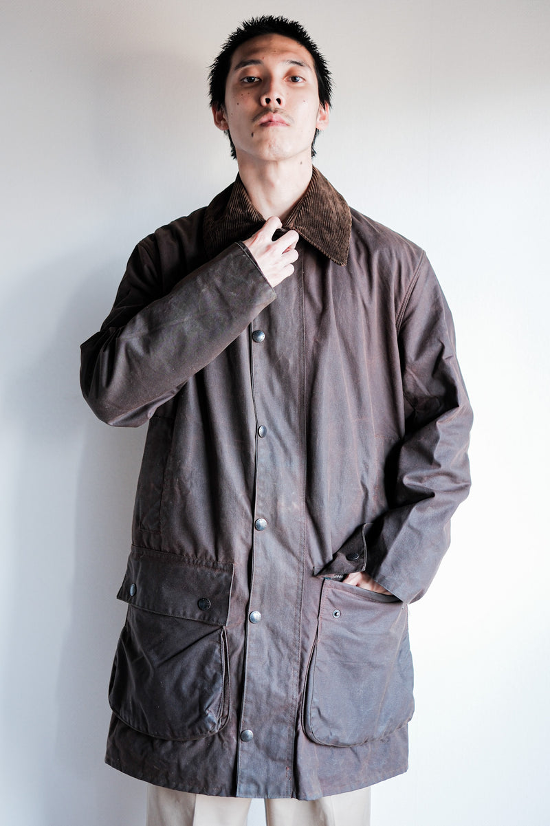 【~80’s】Vintage Barbour "NORTHUMBRIA" 2 Crest Size.38