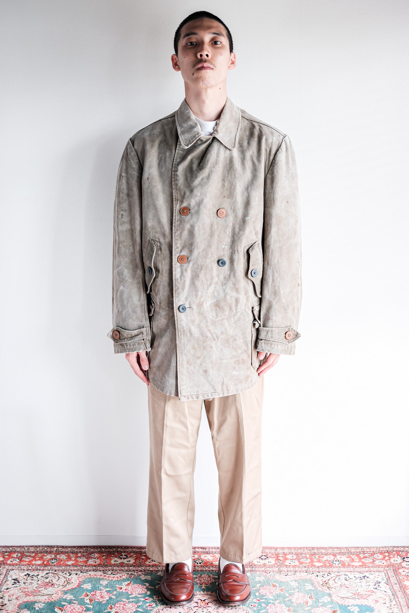 ［~40's］German Army Mountain Trooper Double Breasted Jacket