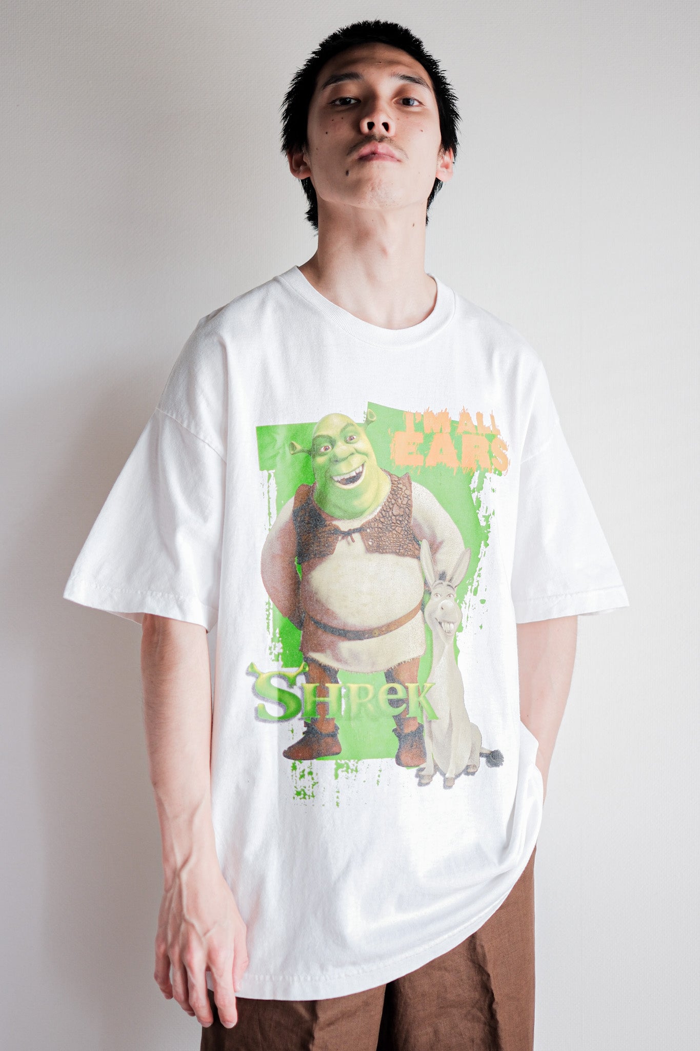 【~00's】Vintage Movie Print T-shirt Size.XL "Shrek 2"
