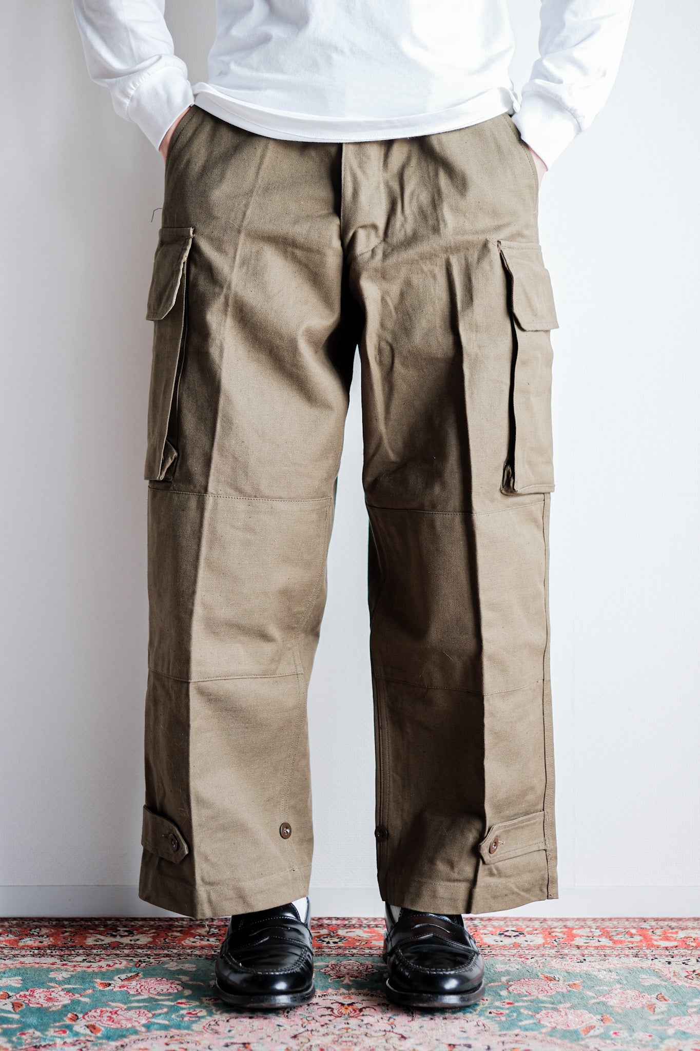 ［~50's］French Army M47 Field Trousers Size.13 "Dead Stock"