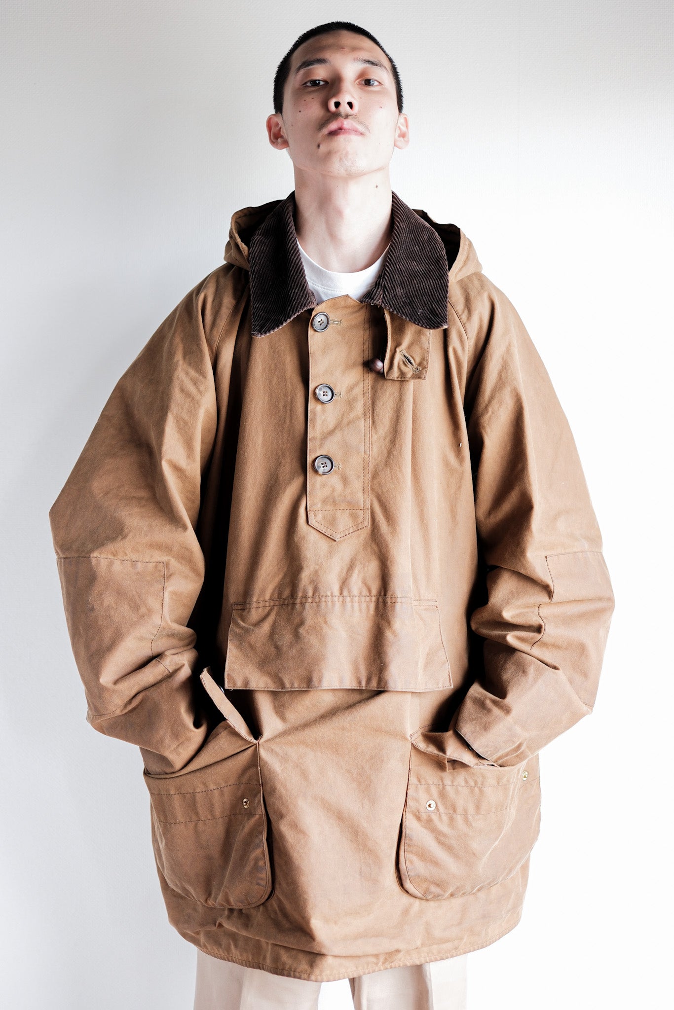 ［~90’s］Vintage Barbour “LONGSHOREMAN” 3 Crest Size.EX LARGE