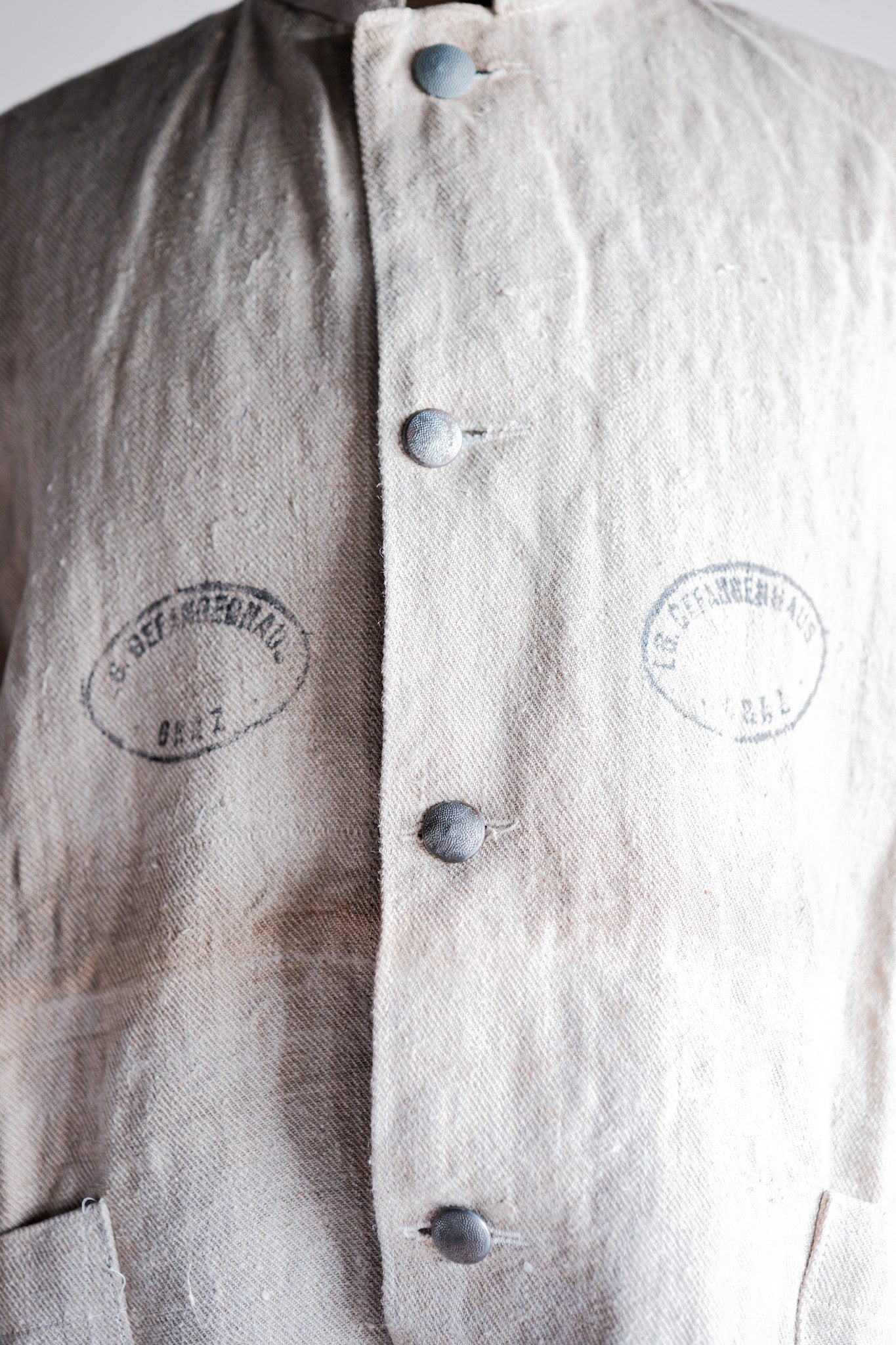 ［~30's］German Army Linen Twill Jacket "Dead Stock"